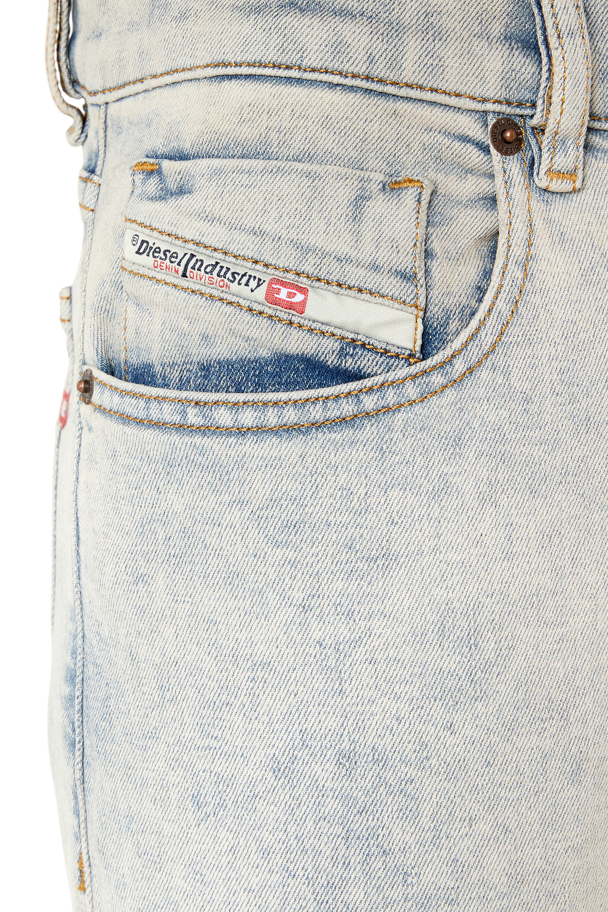 Diesel - 2019 D-Strukt 09F12 Slim Jeans, Medium blue - Image 4