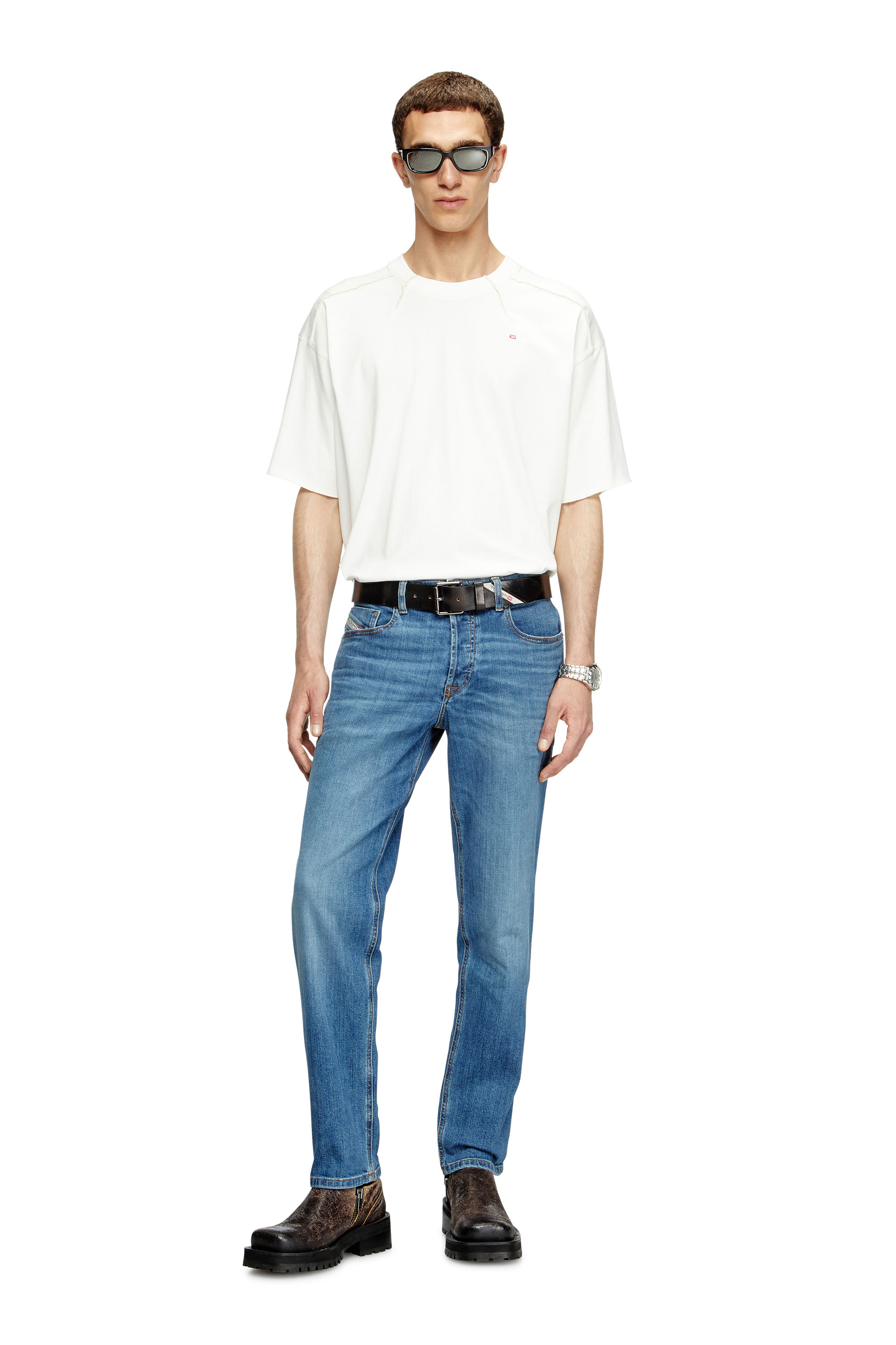Diesel - Man's Regular Jeans 2023 D-Finitive 0KIAL, Light Blue - 1