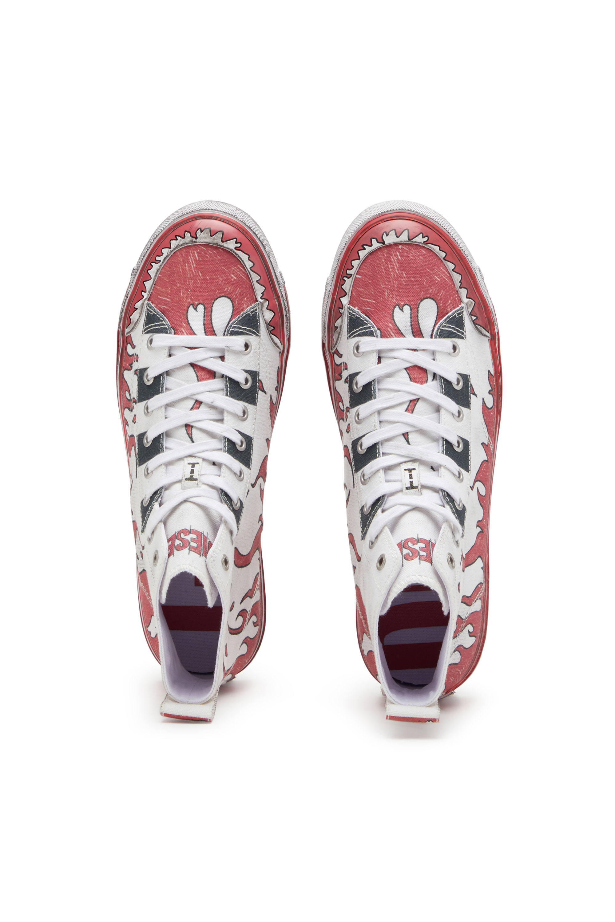 Diesel - S-ATHOS MID, White/Red - Image 5