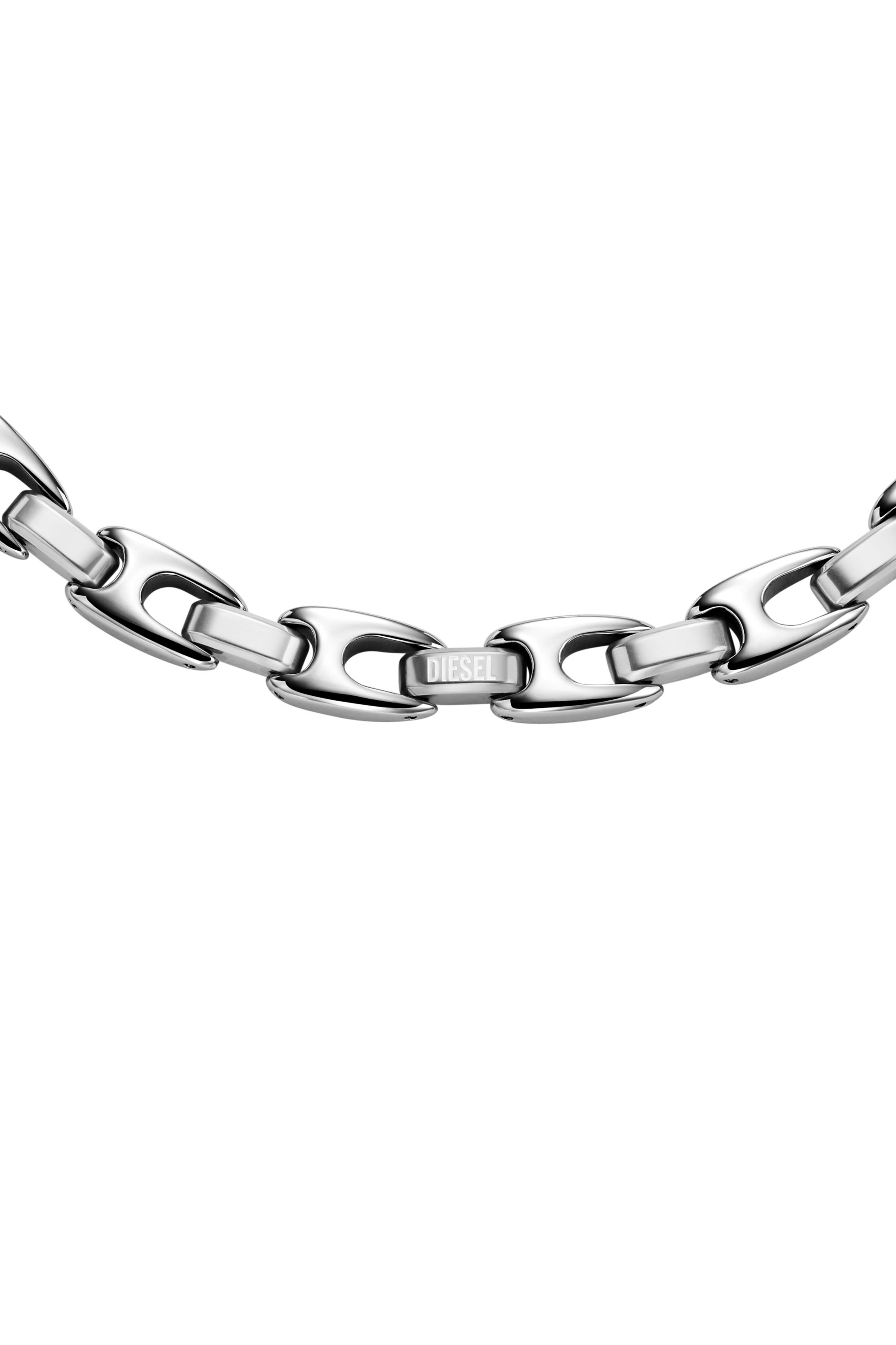 Diesel - DX1650040 JEWELLERY, Unisex's Stainless steel chain necklace in Silver - 2