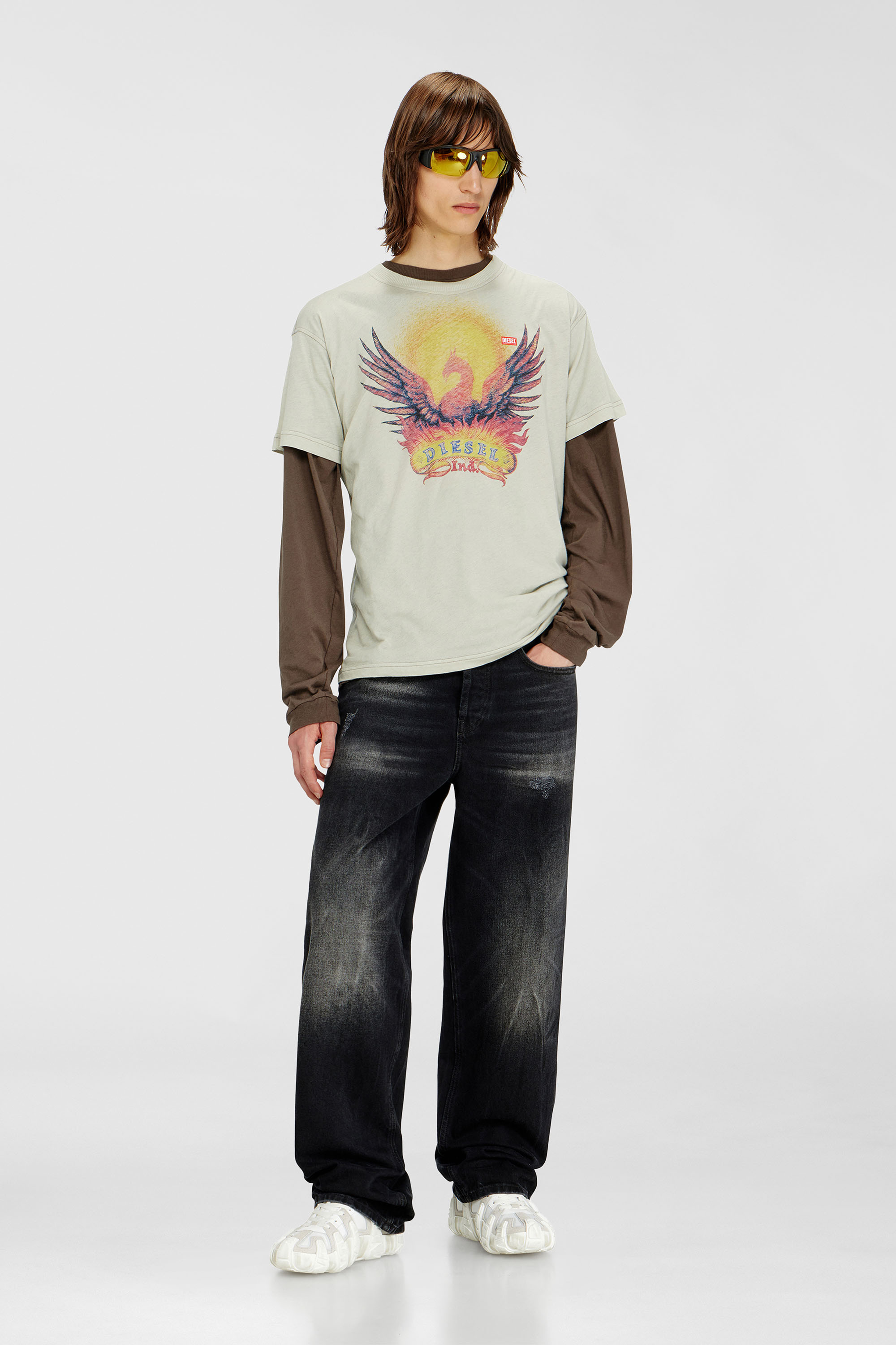 Diesel - Man's Relaxed Jeans 2001 D-Macro 0BEBB, Black - 2
