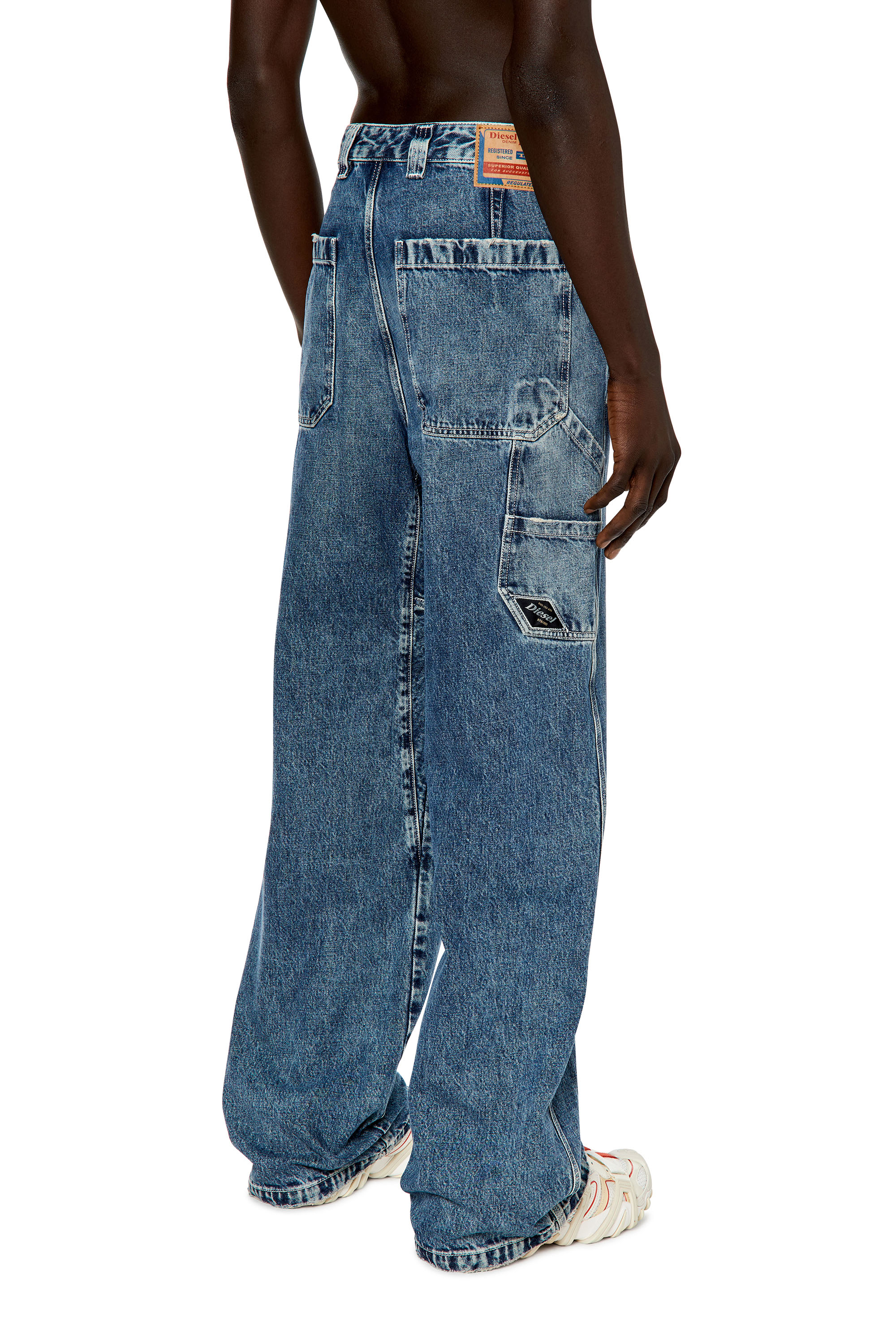 Diesel - D-Livery 007M3 Straight Jeans, Medium blue - Image 2