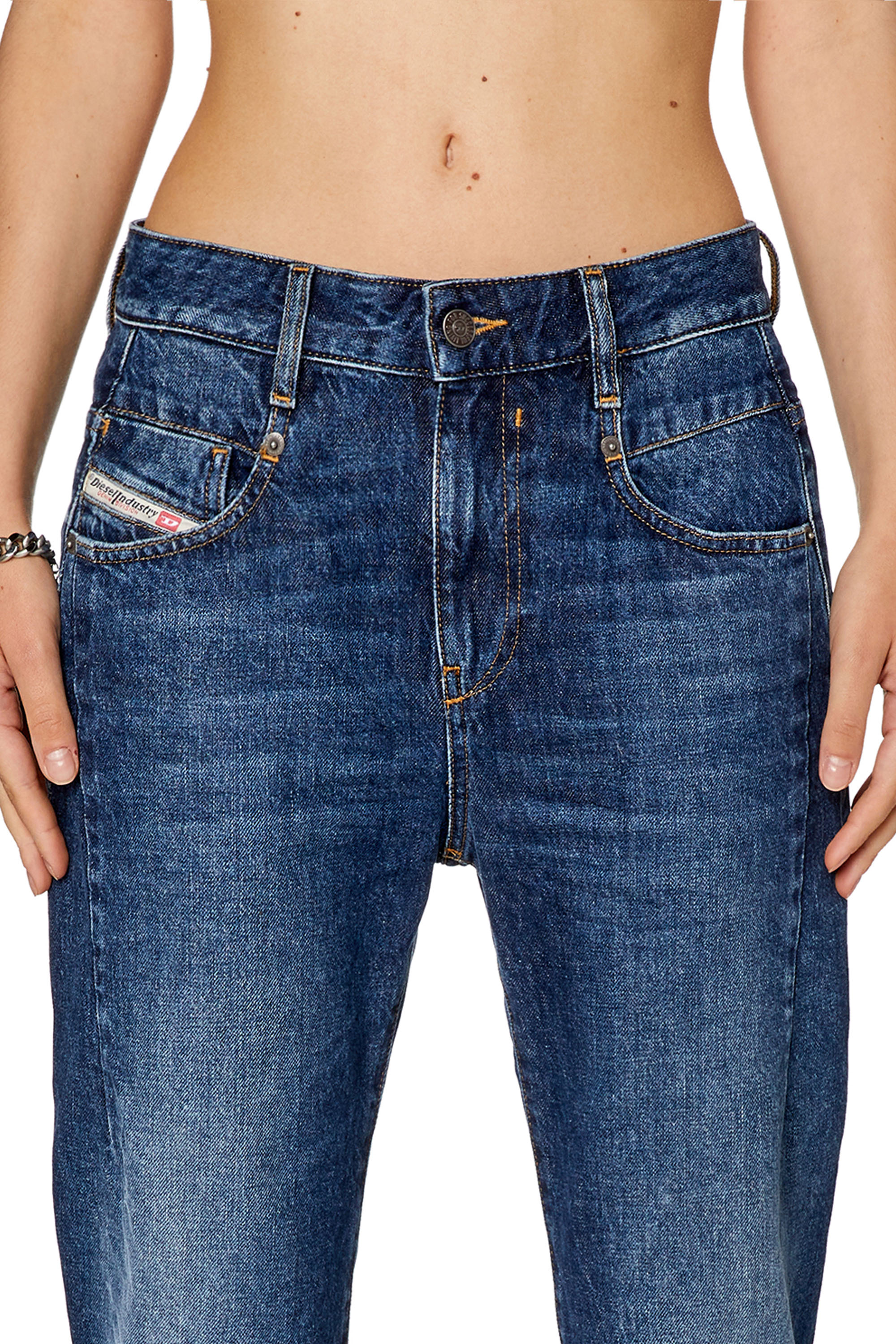 Diesel - Boyfriend Jeans Fayza 09F35, Medium blue - Image 4