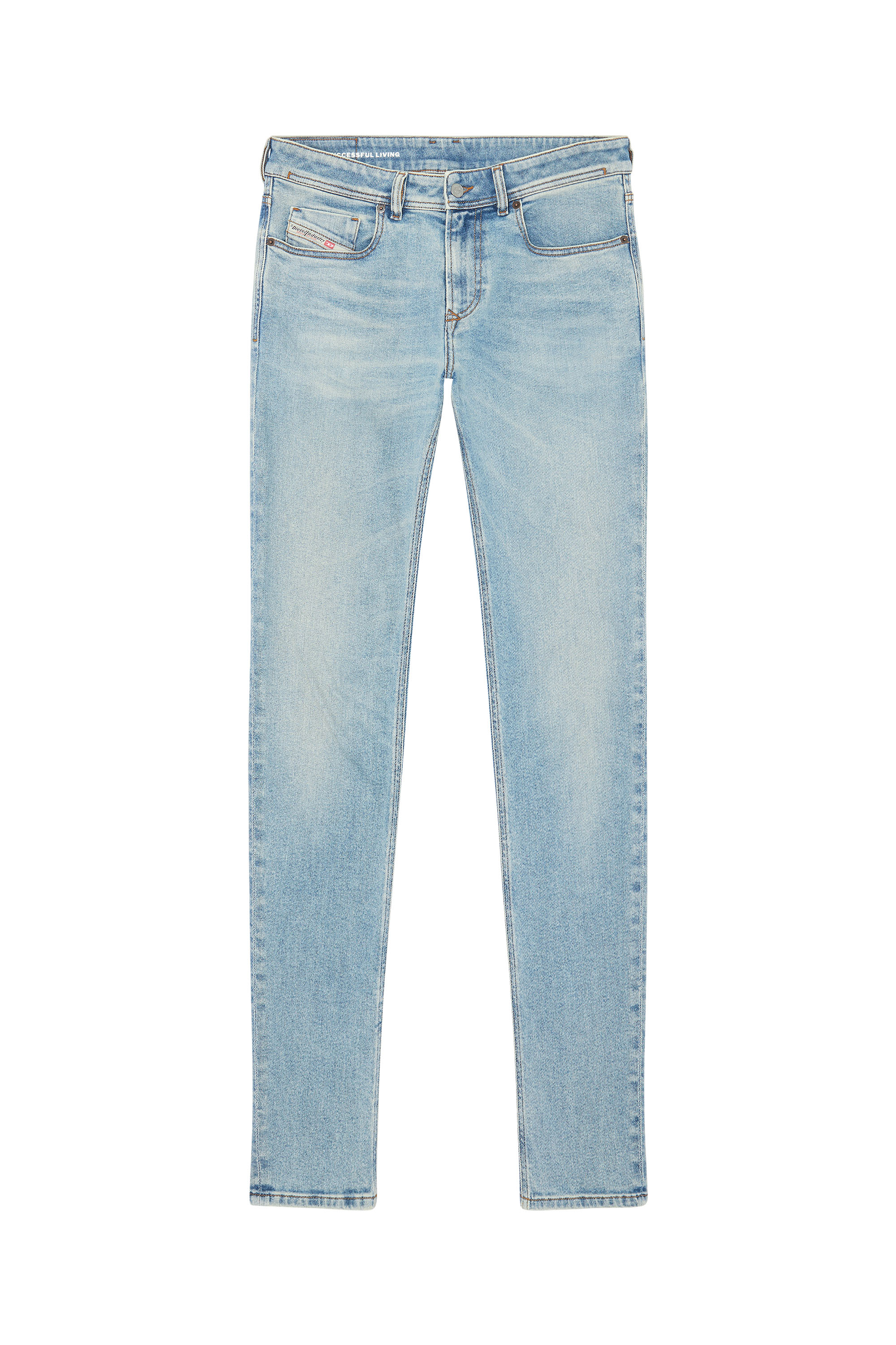 Diesel - 1979 Sleenker 09E82 Skinny Jeans, Light Blue - Image 5