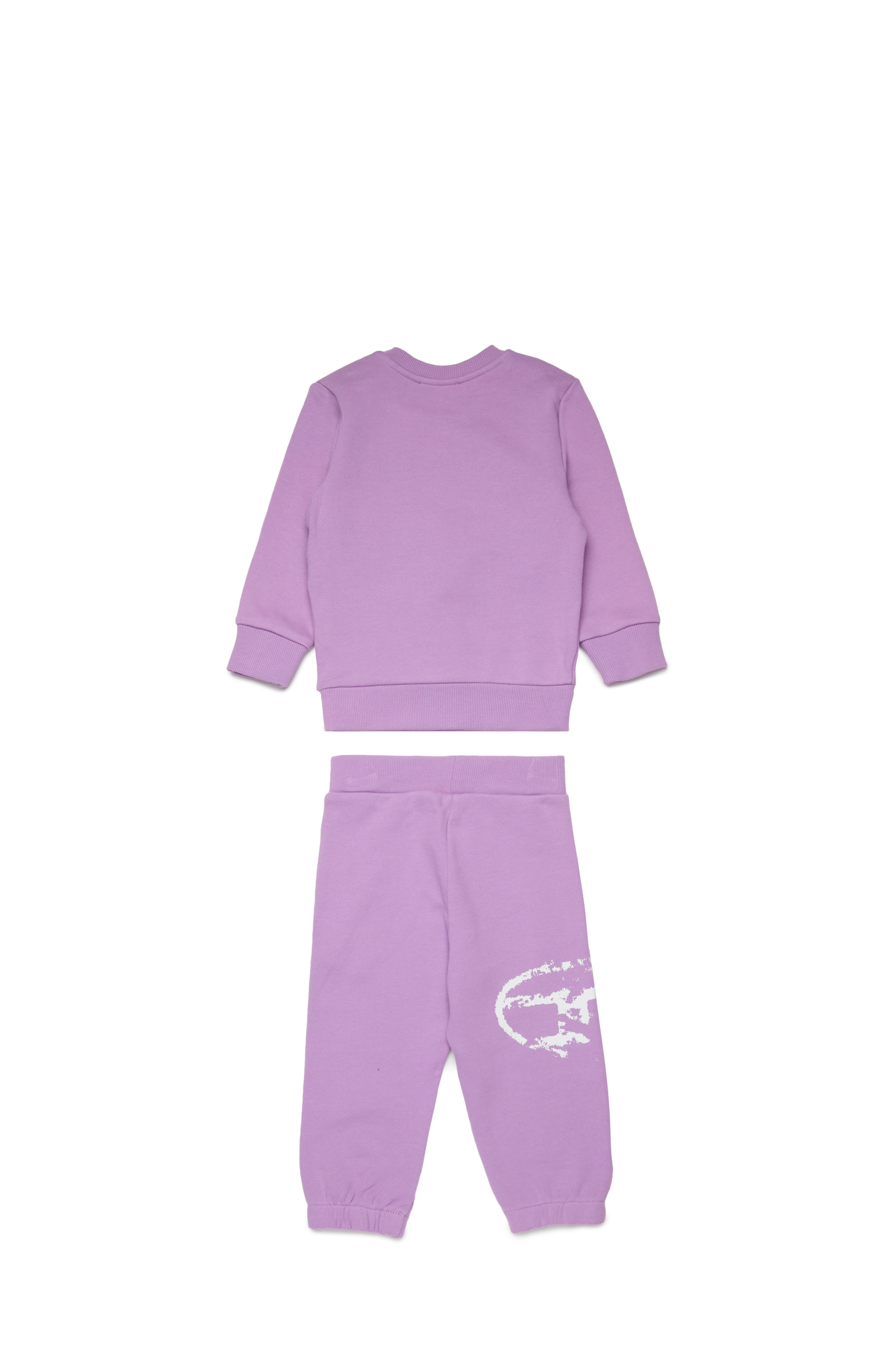 Diesel - SBOXTN5BLONGB-SET, Unisex's Baby clothes set with distressed Oval D in Violet - 2