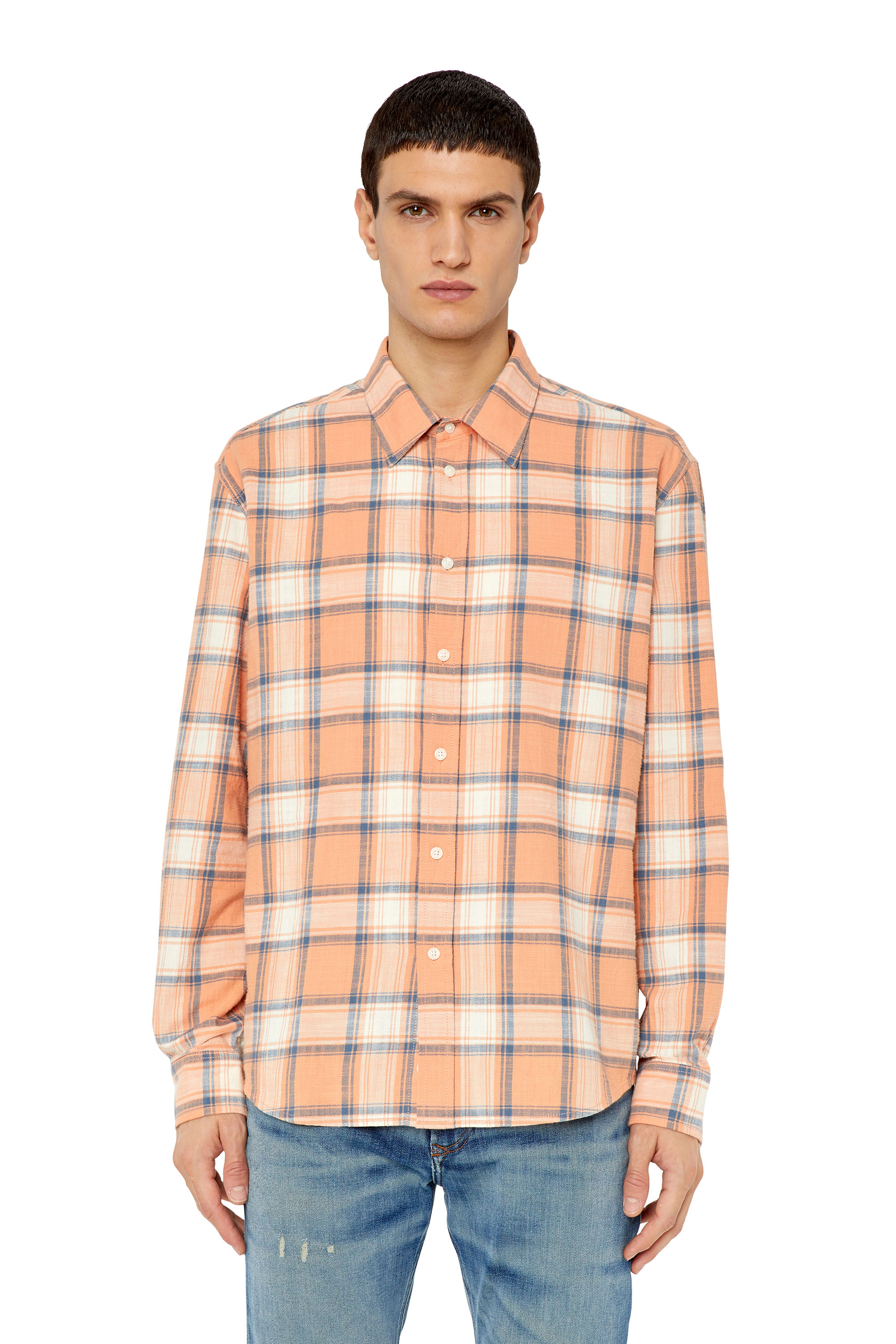 Diesel - S-UMBE-CHECK-N, Pink/White - Image 1
