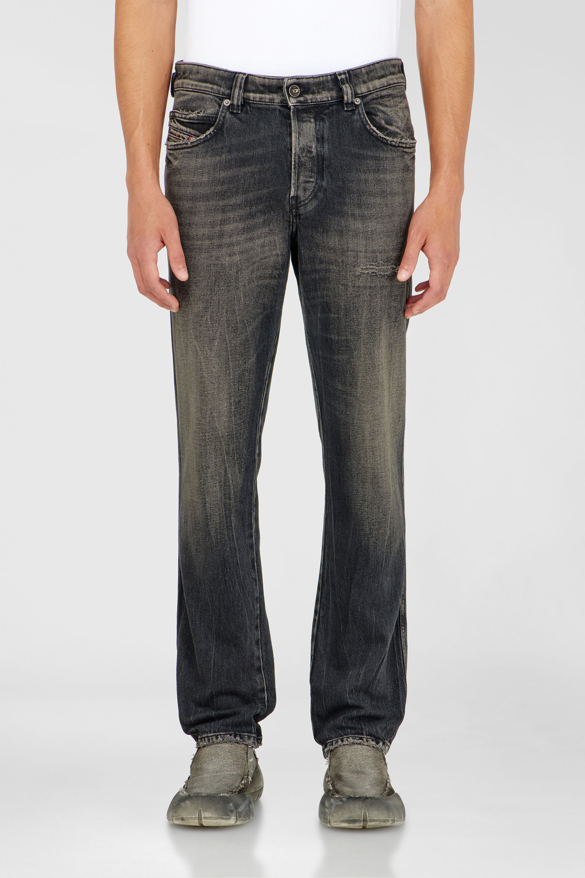 Diesel - Man's Slim Jeans 1993 D-Vyl 09P46, Black/Dark grey - 1