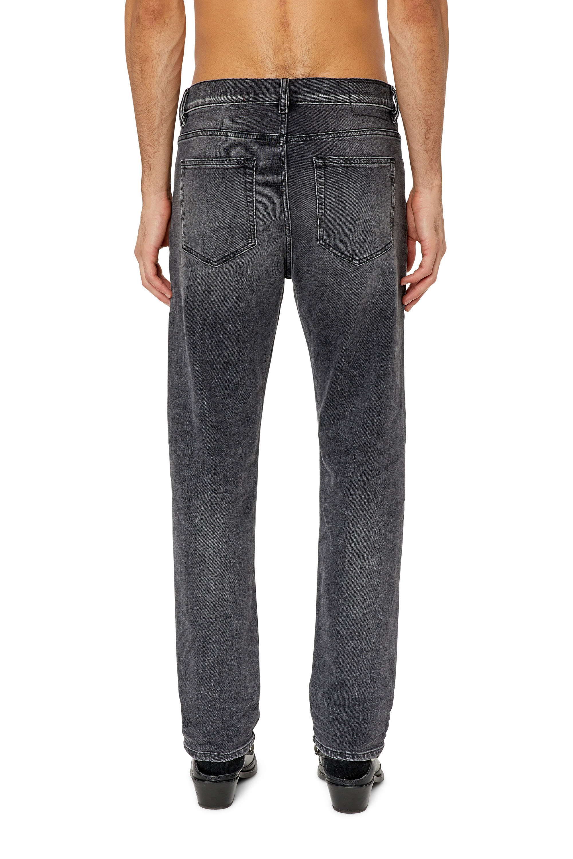 Diesel - 2020 D-Viker 09E94 Straight Jeans, Black/Dark grey - Image 2