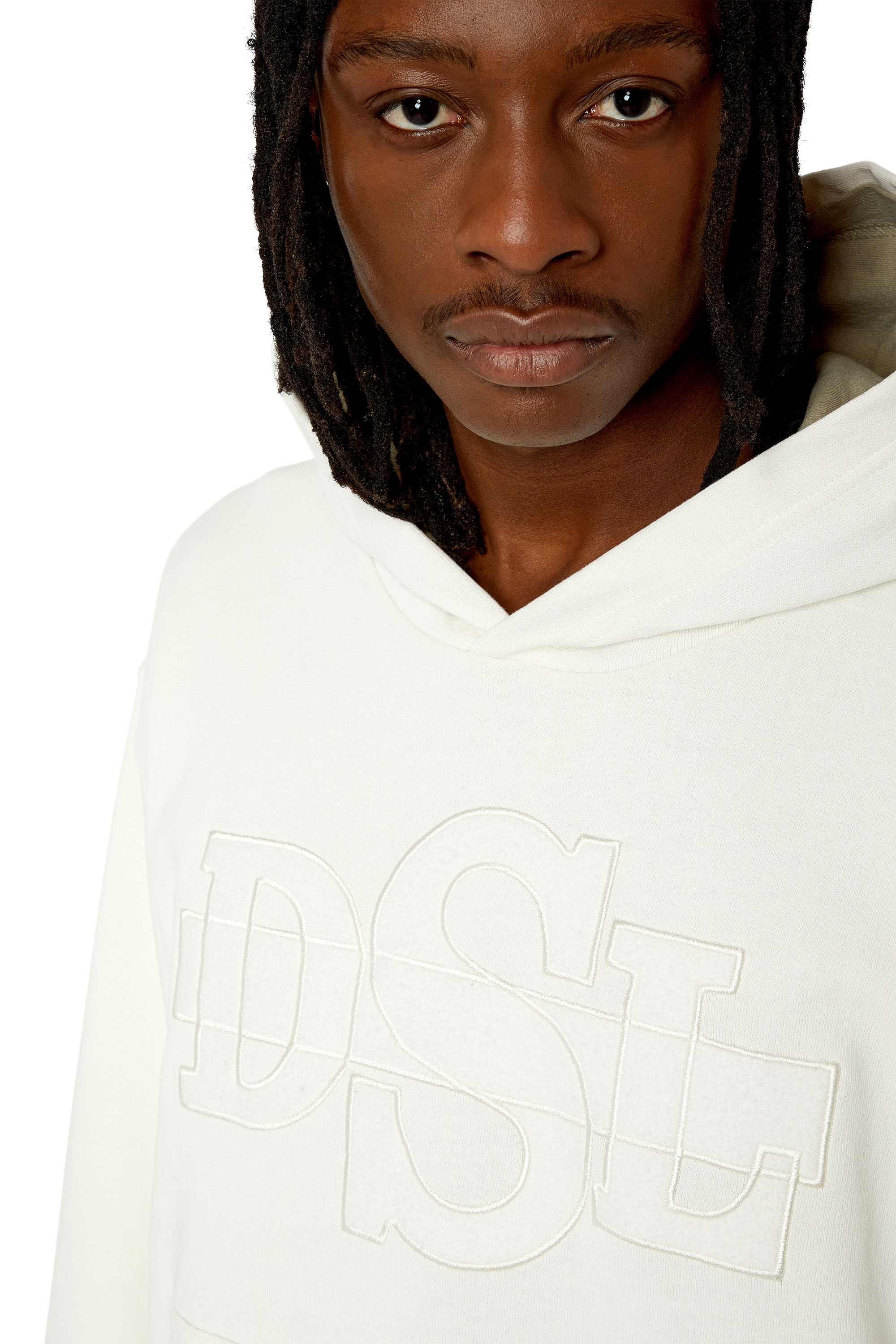 Diesel - S-MACROT-HOOD, White - Image 3