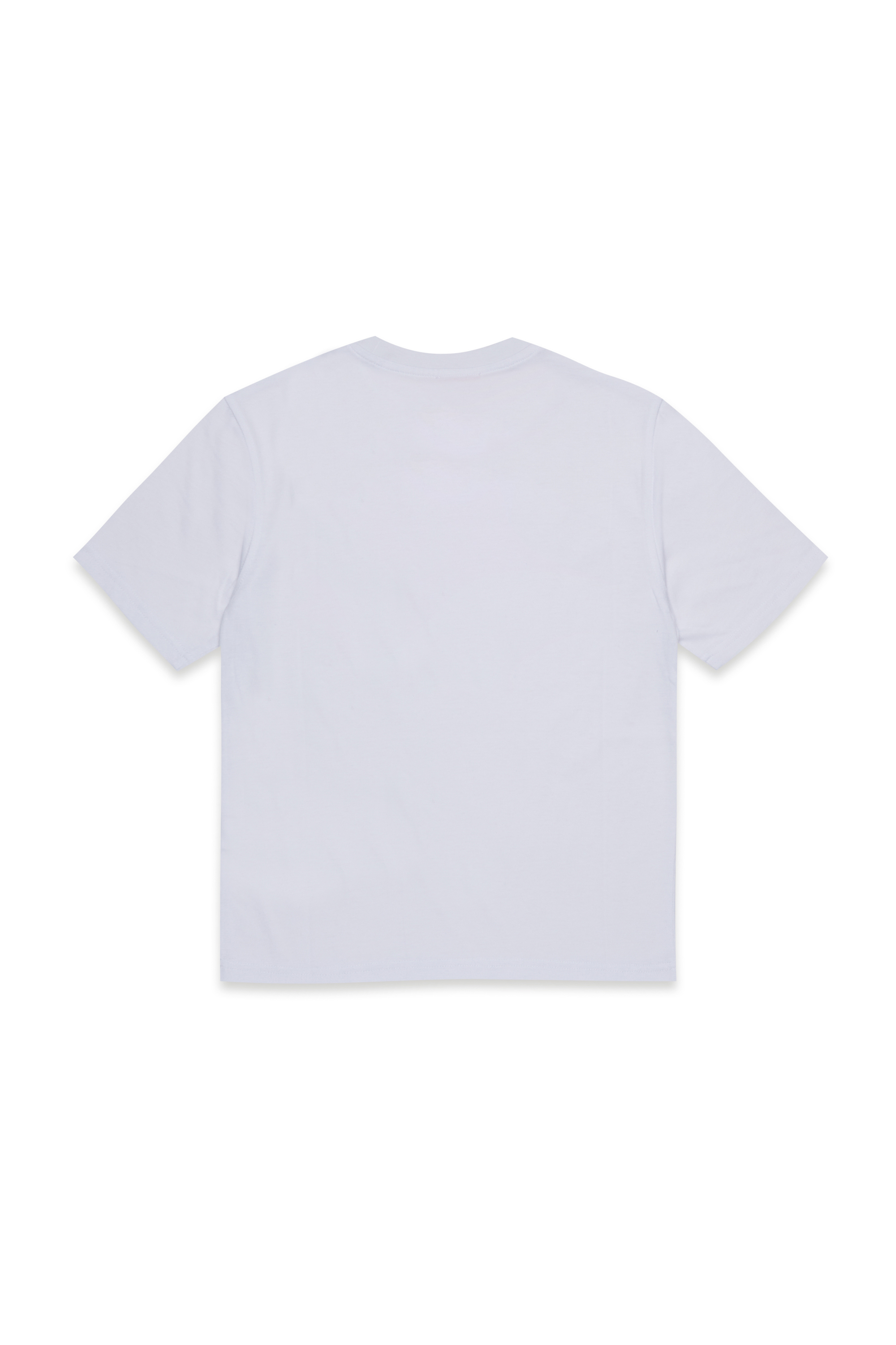 Diesel - TBOXTK3 OVER, Man's Cotton graphic print T-shirt in White - 2