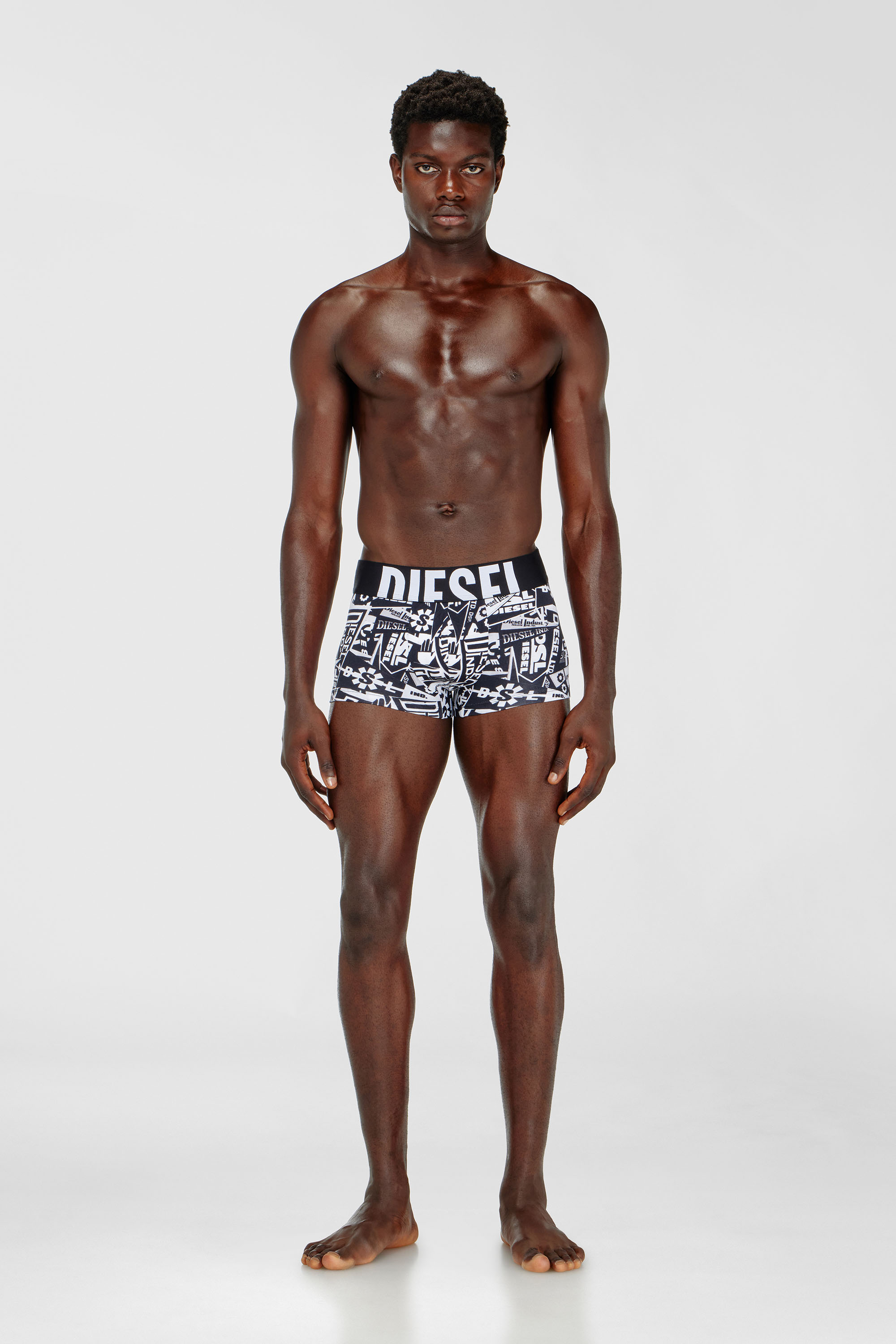 Three-pack boxer briefs with flag print