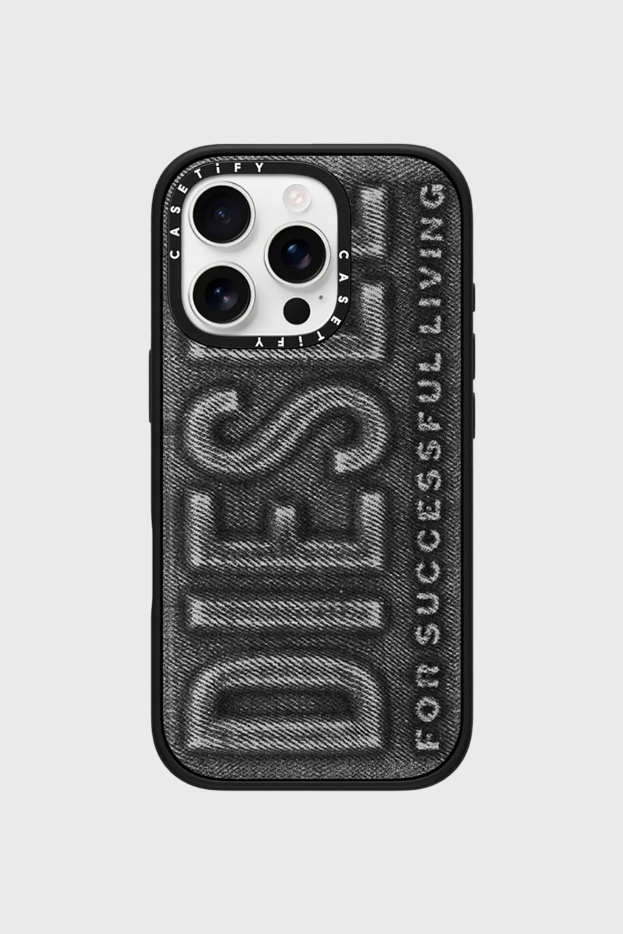 Diesel - 60561 MOULDED CASE, Unisex's Biscotto impact case for iPhone 16 Pro in Black - 1