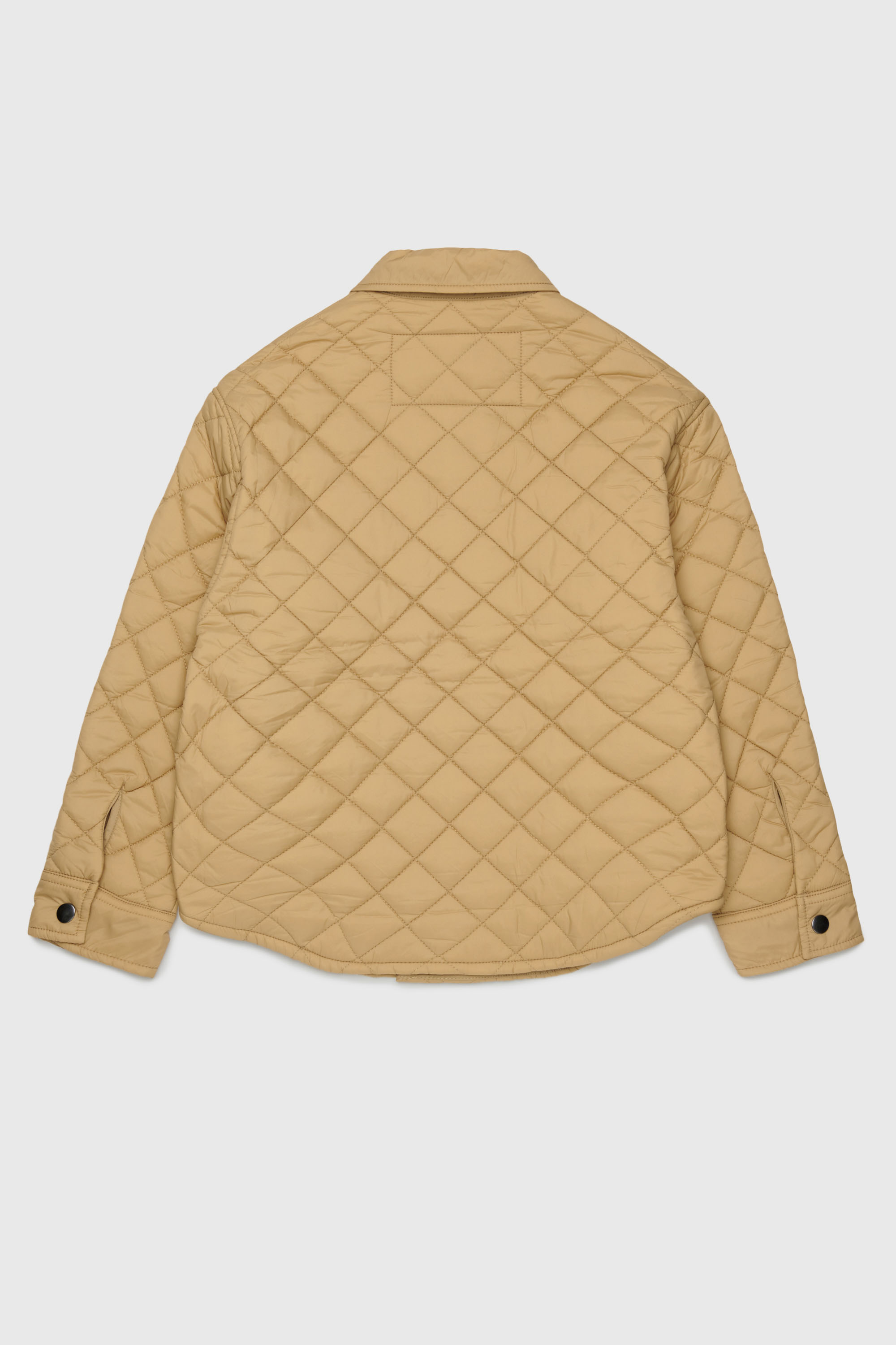 Diesel - JMONTY, Unisex's Shirt jacket in quilted nylon in Brown - 2