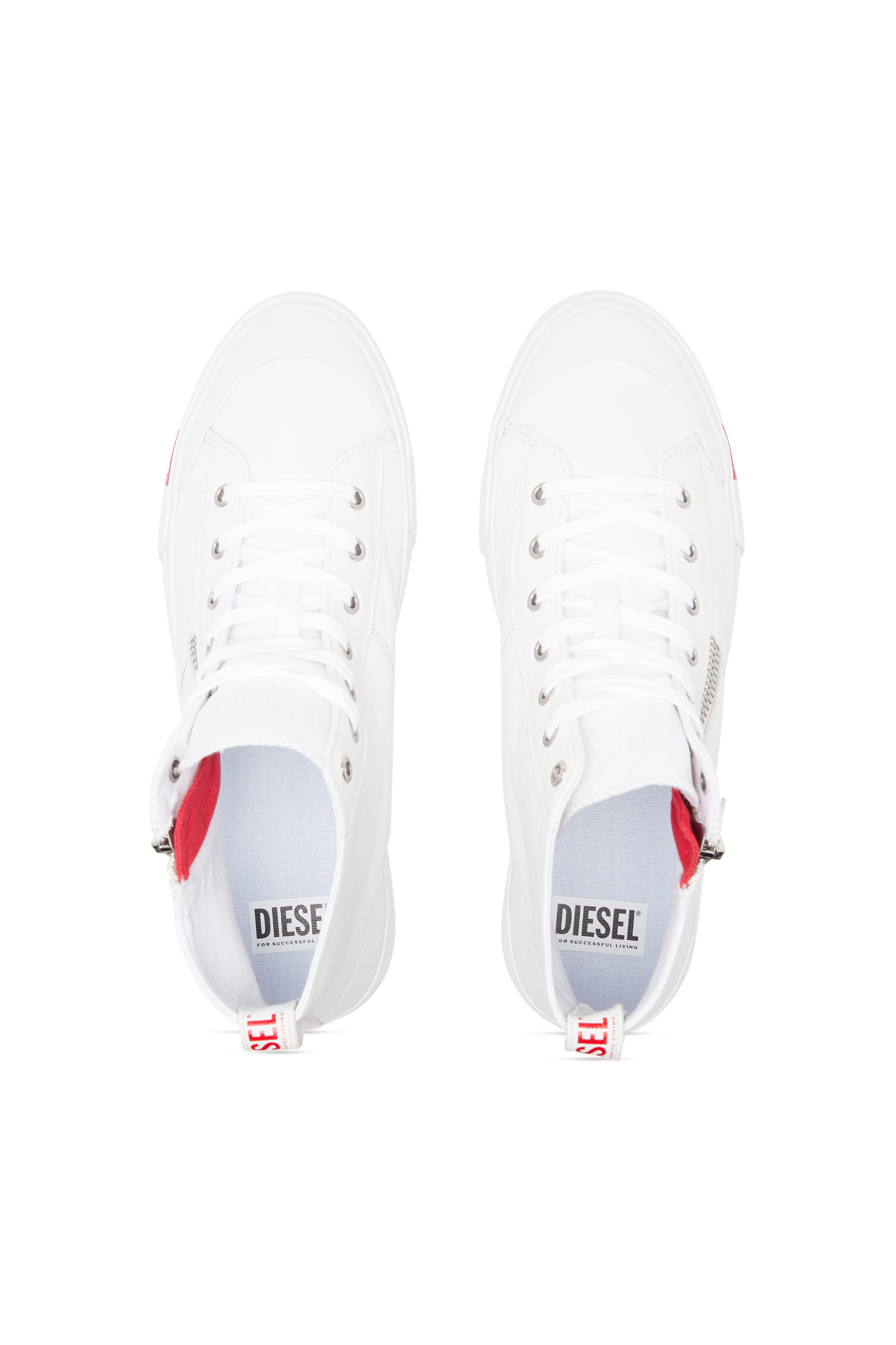 Diesel - S-ATHOS ZIP, White - Image 5