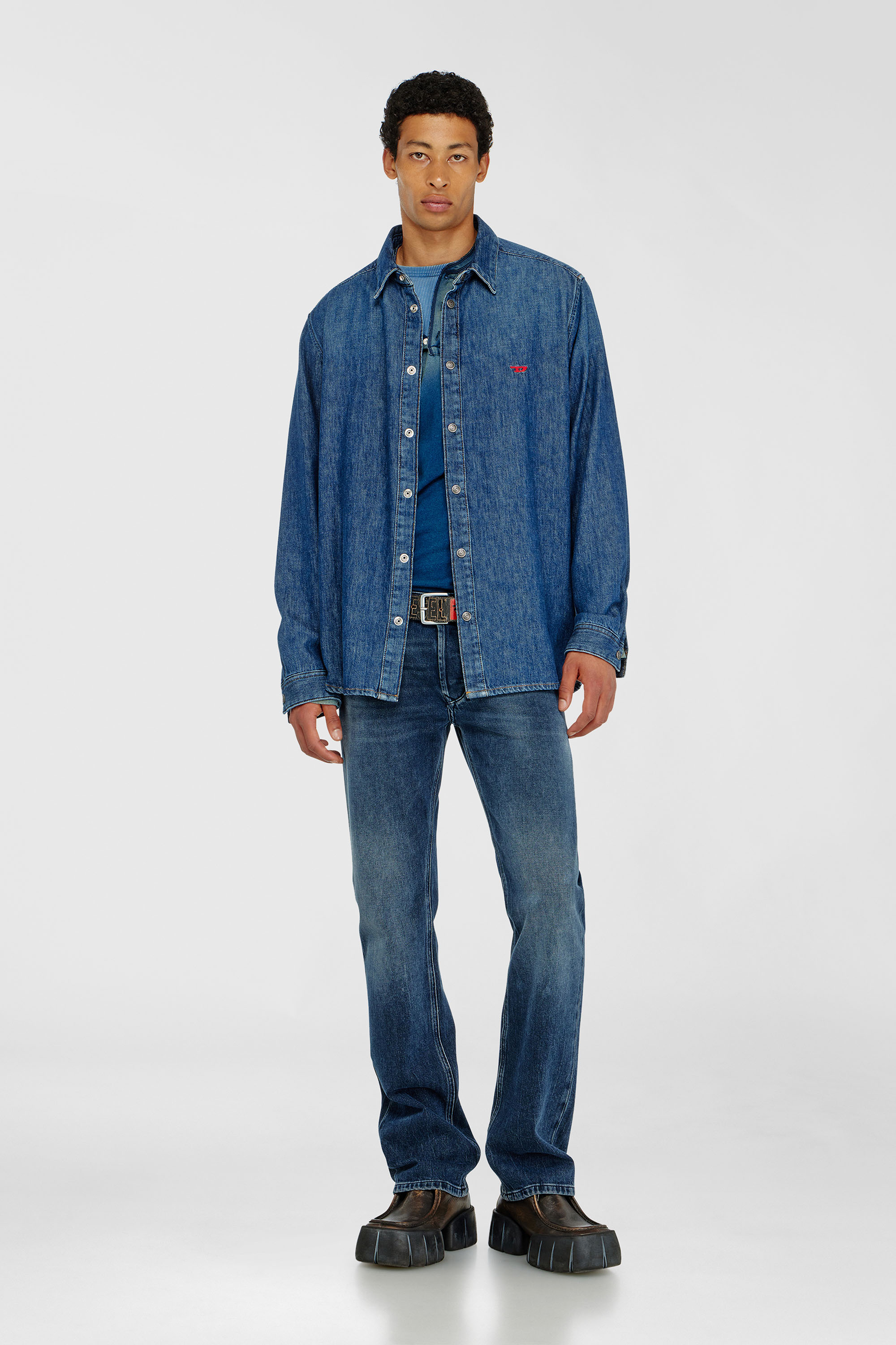 Diesel - Man's Regular Jeans 1985 Larkee 0KBBM, Dark Blue - 2