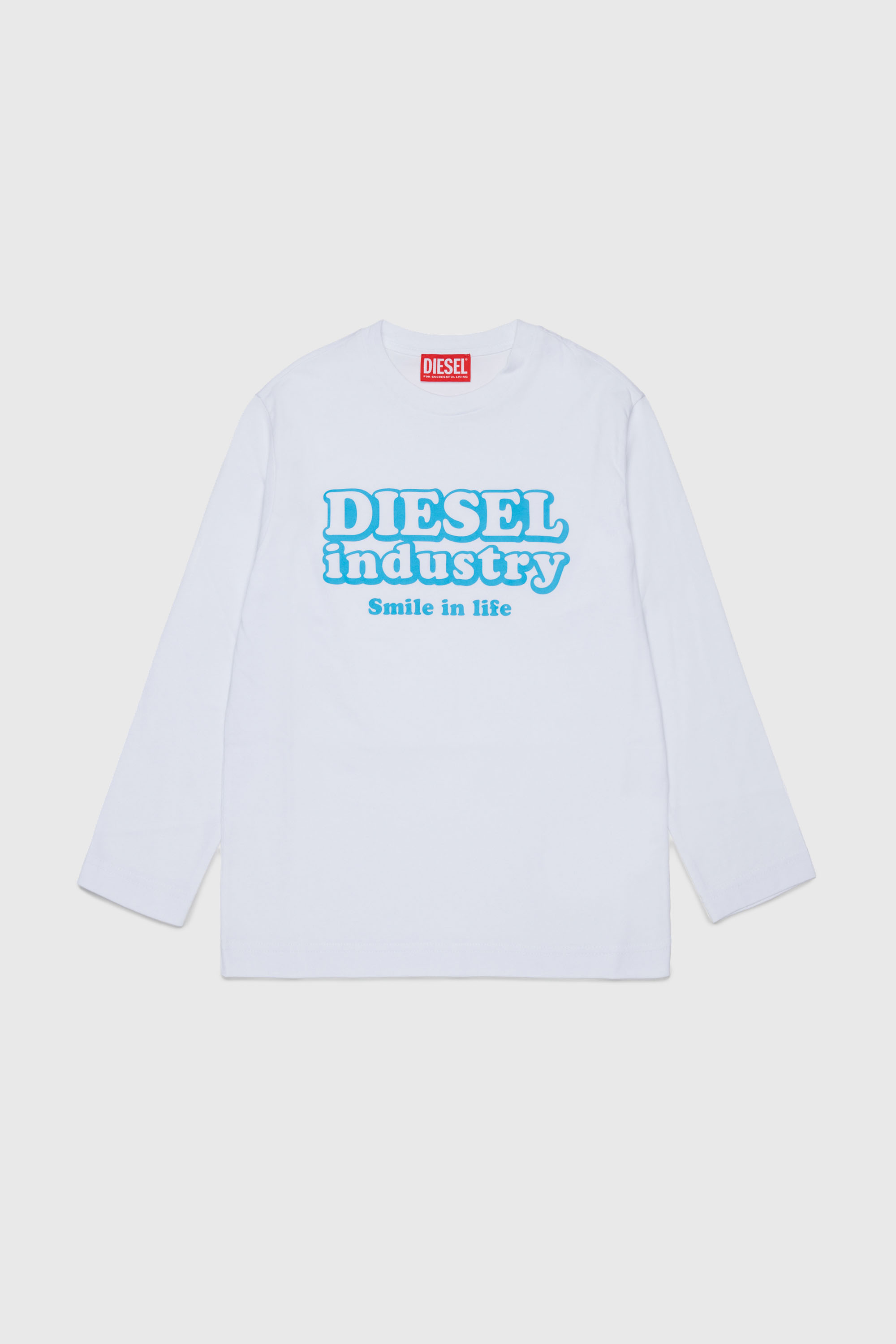 Long-sleeve T-shirt with Diesel Industry print