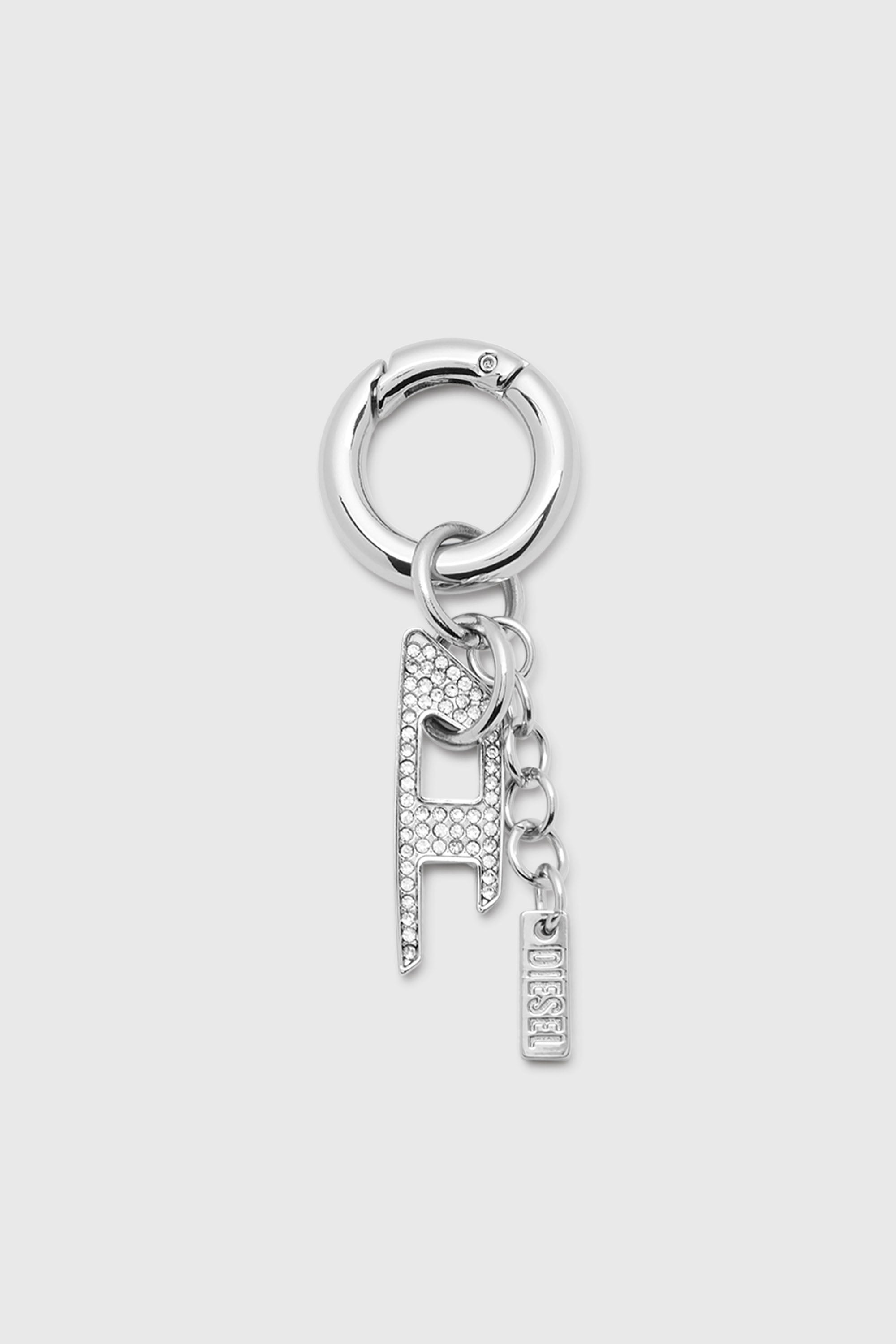 Charm with rhinestone D charm