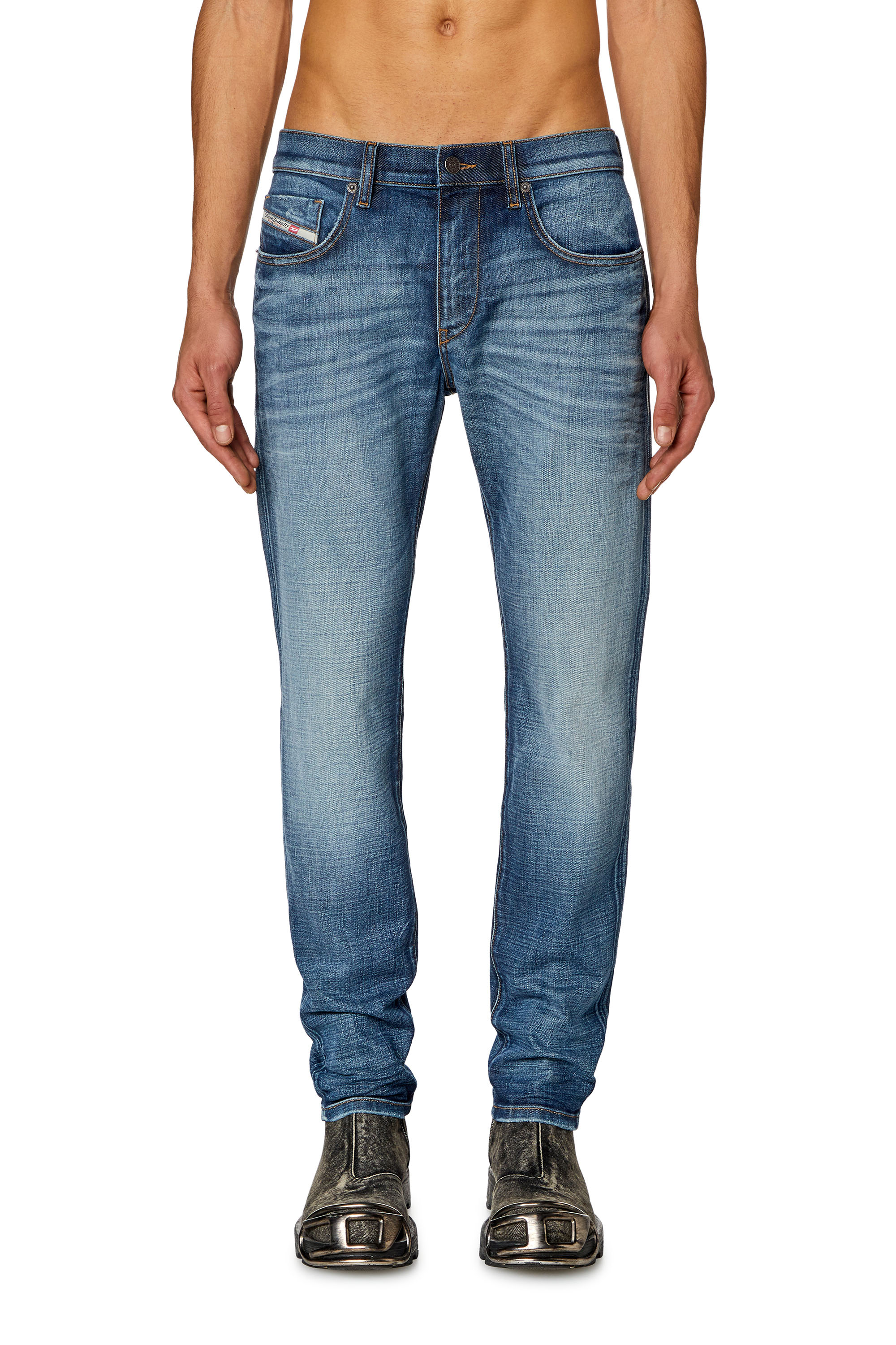 Diesel - Slim Jeans 2019 D-Strukt 0DQAE, Medium blue - Image 2