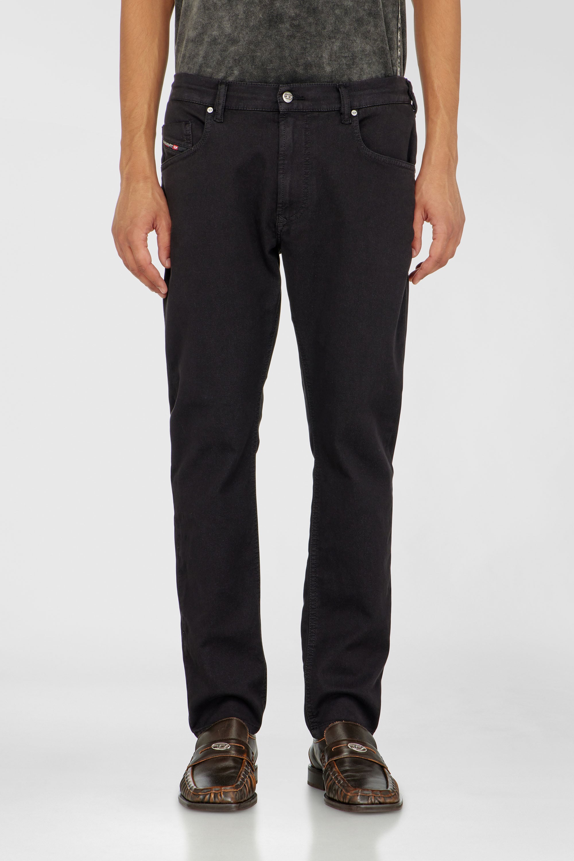 Diesel - Man's Regular 2032 D-Krooley-BW Joggjeans&reg; 068NH, Black/Dark grey - 1