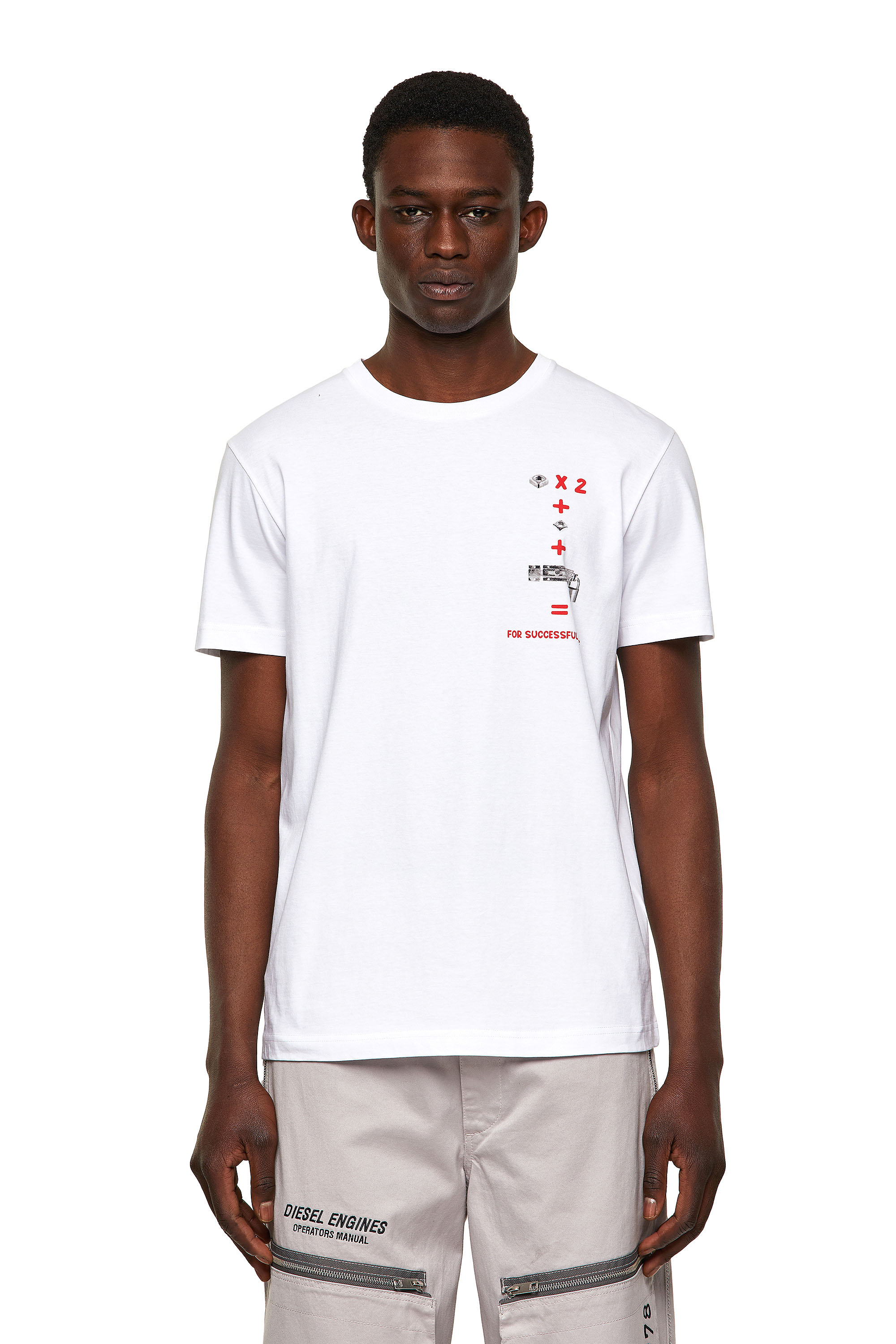 T-DIEGOS-B4, White - T-Shirts