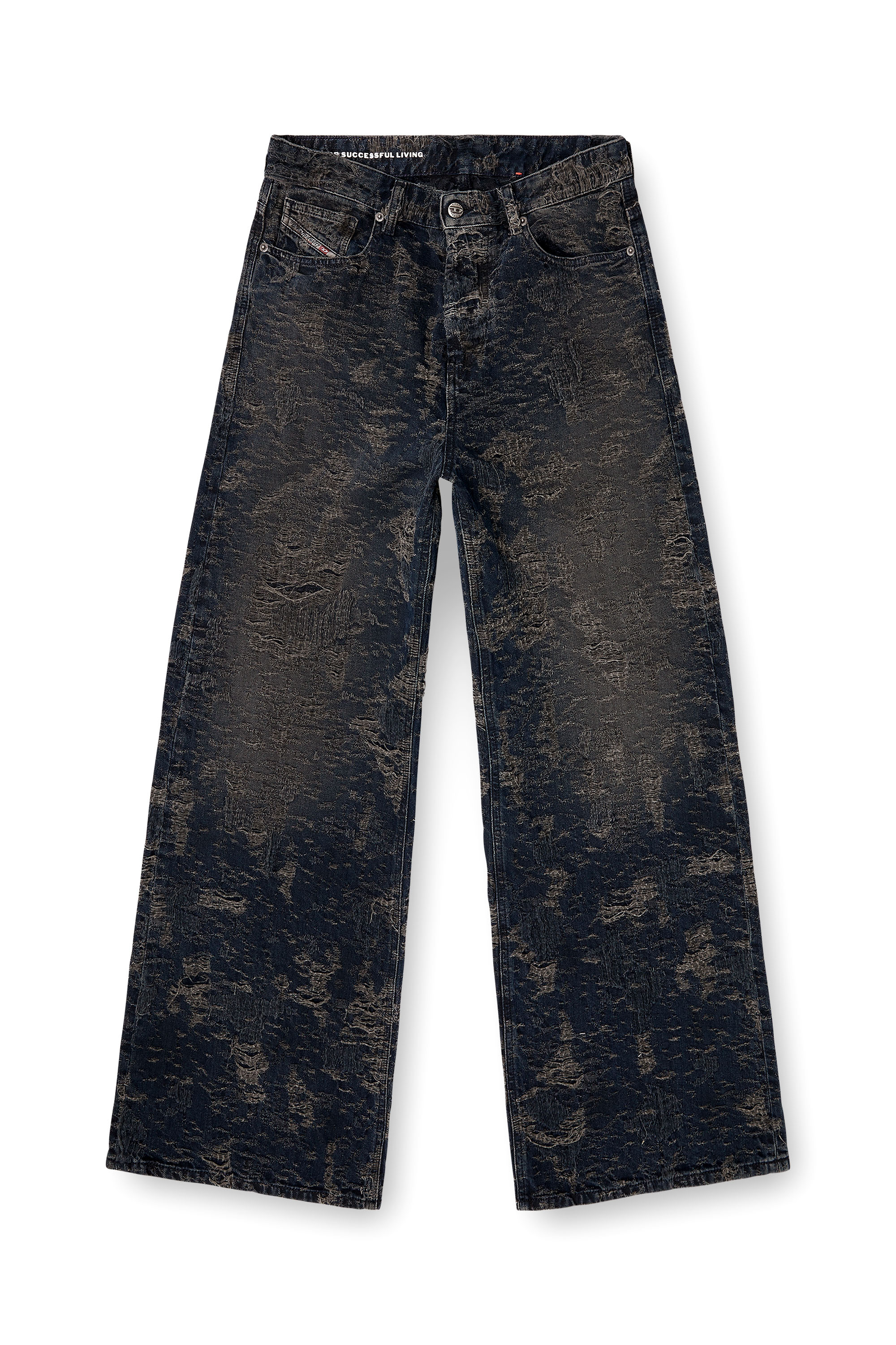 Relaxed Jeans 1996 D-Sire 007BV, Black/Dark grey Diesel - Woman's Relaxed Jeans 1996 D-Sire 007BV, Black/Dark grey - 2