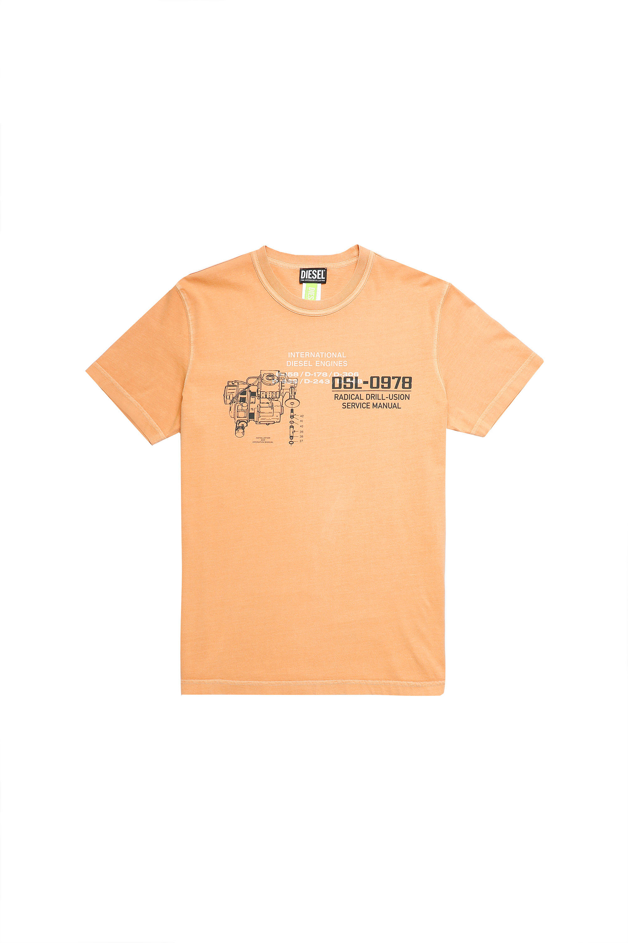 T-DIEBIND-B1, Orange - T-Shirts