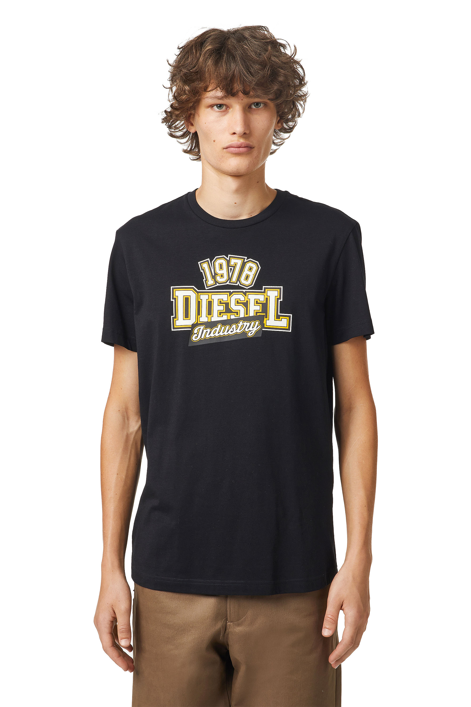 T-DIEGOS-K26, Black/Yellow - T-Shirts