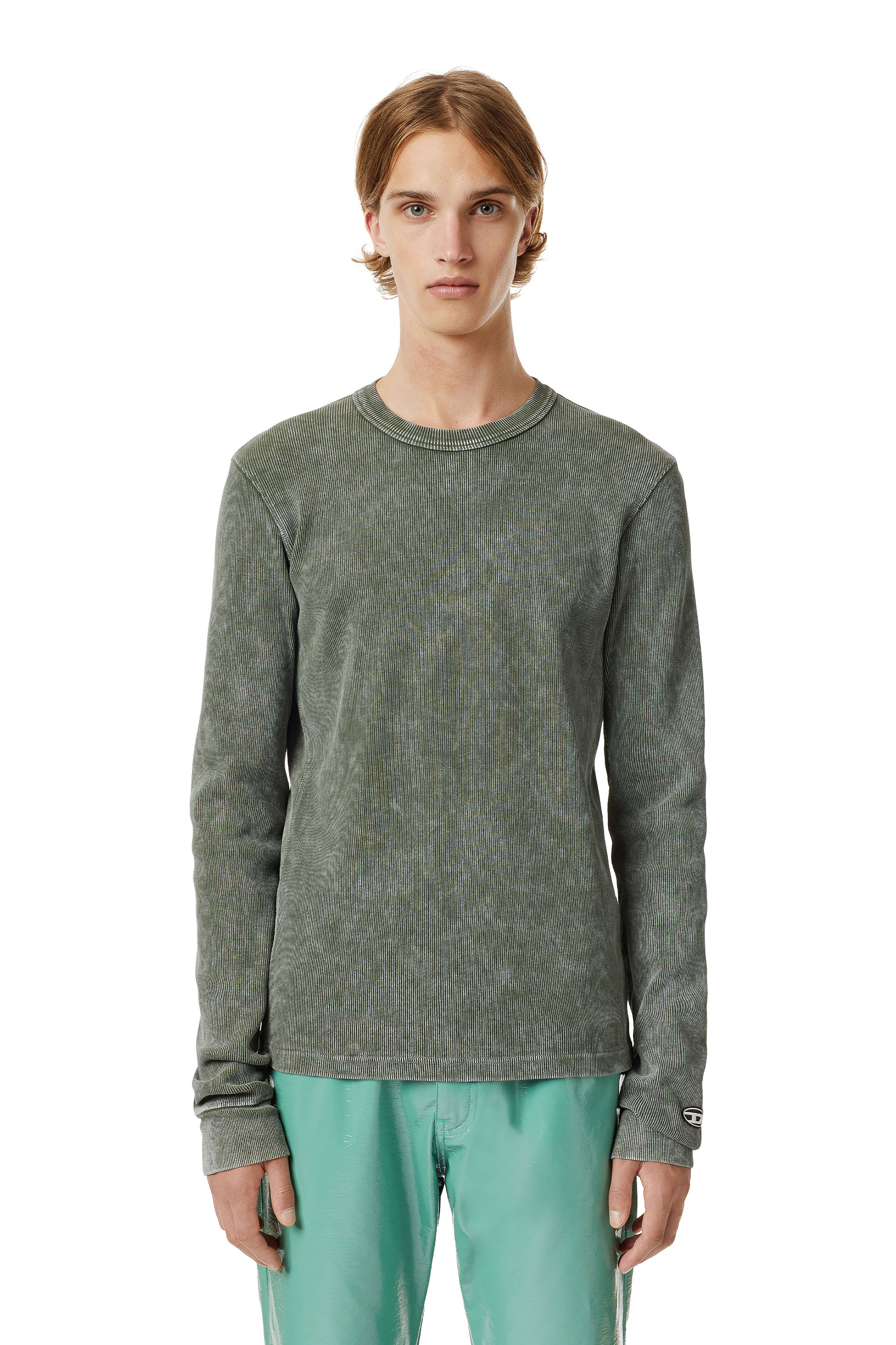 T-RIBBER, Olive Green - T-Shirts