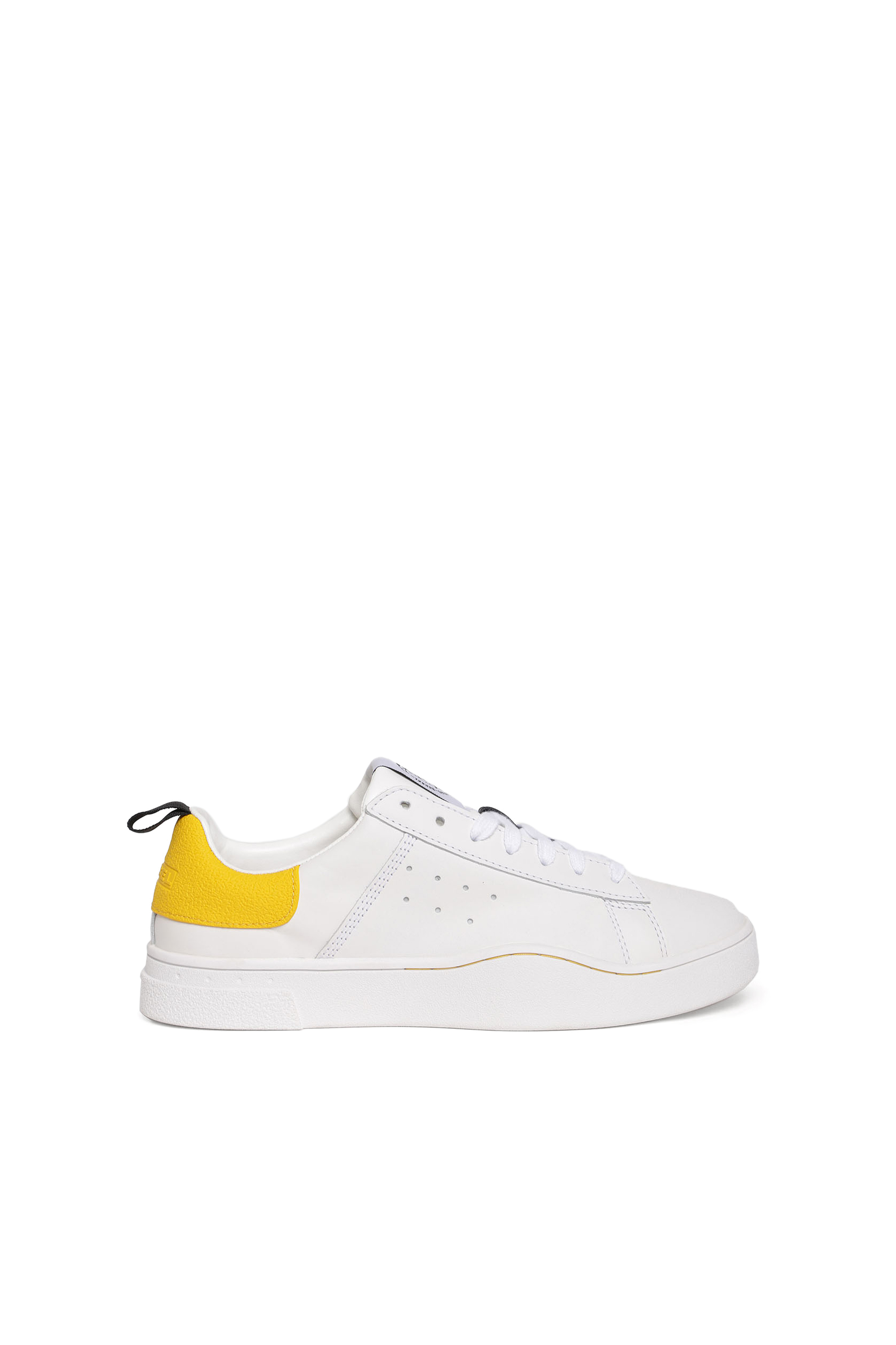 S-CLEVER LOW W, White/Yellow - Sneakers