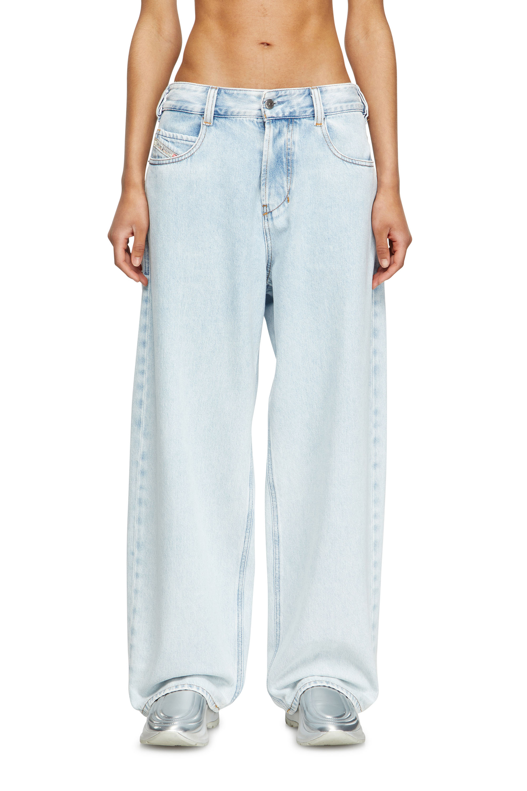 Diesel - Unisex's Relaxed Jeans 1997 D-Enim 09M74, Light Blue - 1
