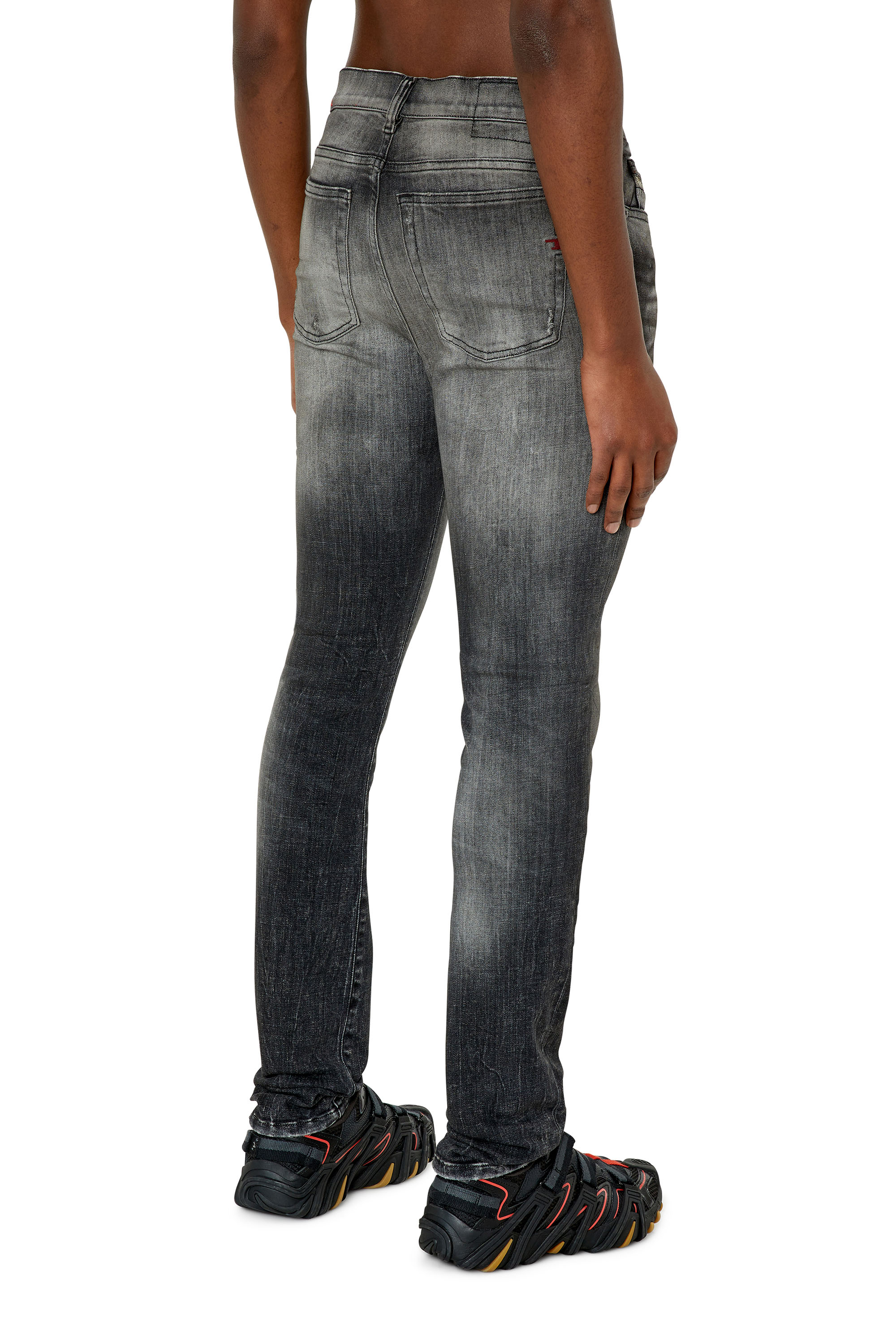 Diesel - 1983 D-Amny 09E70 Skinny Jeans, Black/Dark grey - Image 2