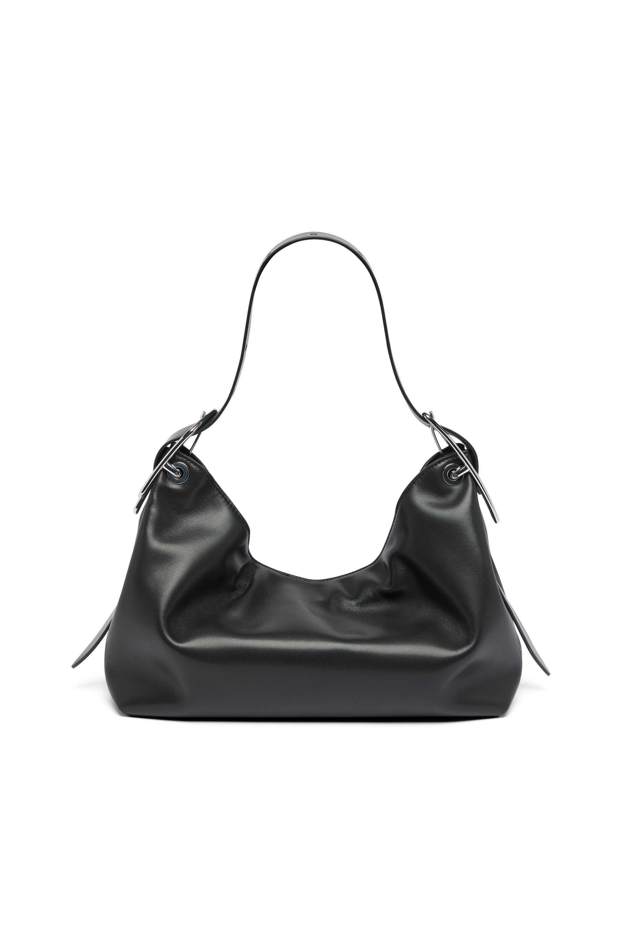 Diesel - D-LINE HOBO S, Woman's D-Line-Leather shoulder bag in Black - 3