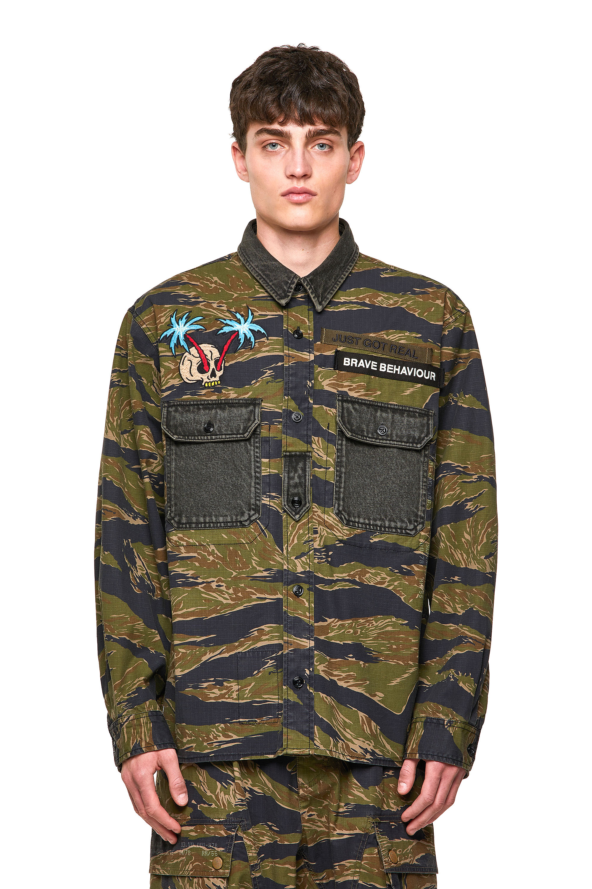 S-BUNNELL-CMF, Military Green - Shirts