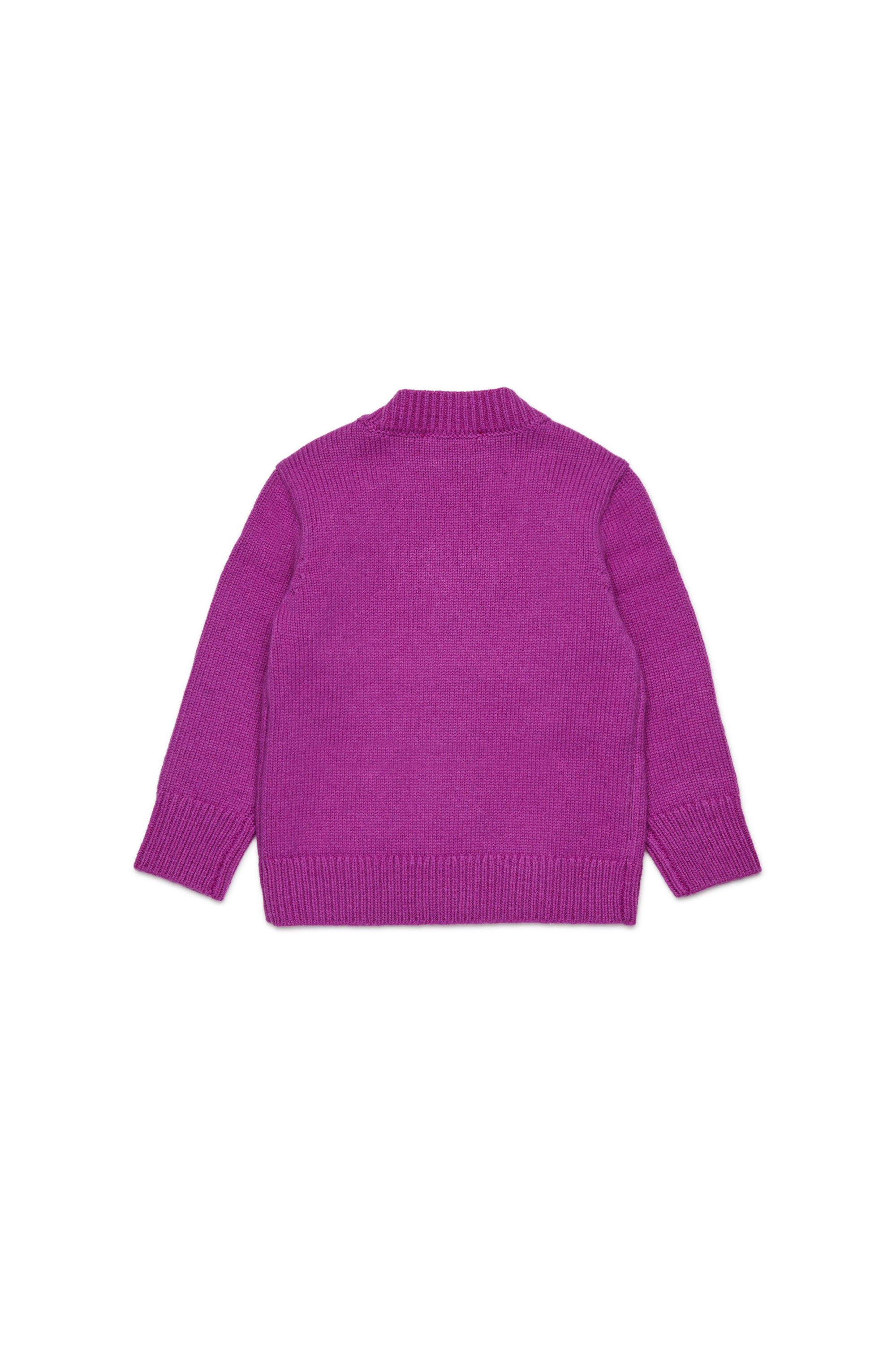 Diesel - KLONCARDIGANB, Unisex's Wool blend cardigan in Violet - 2