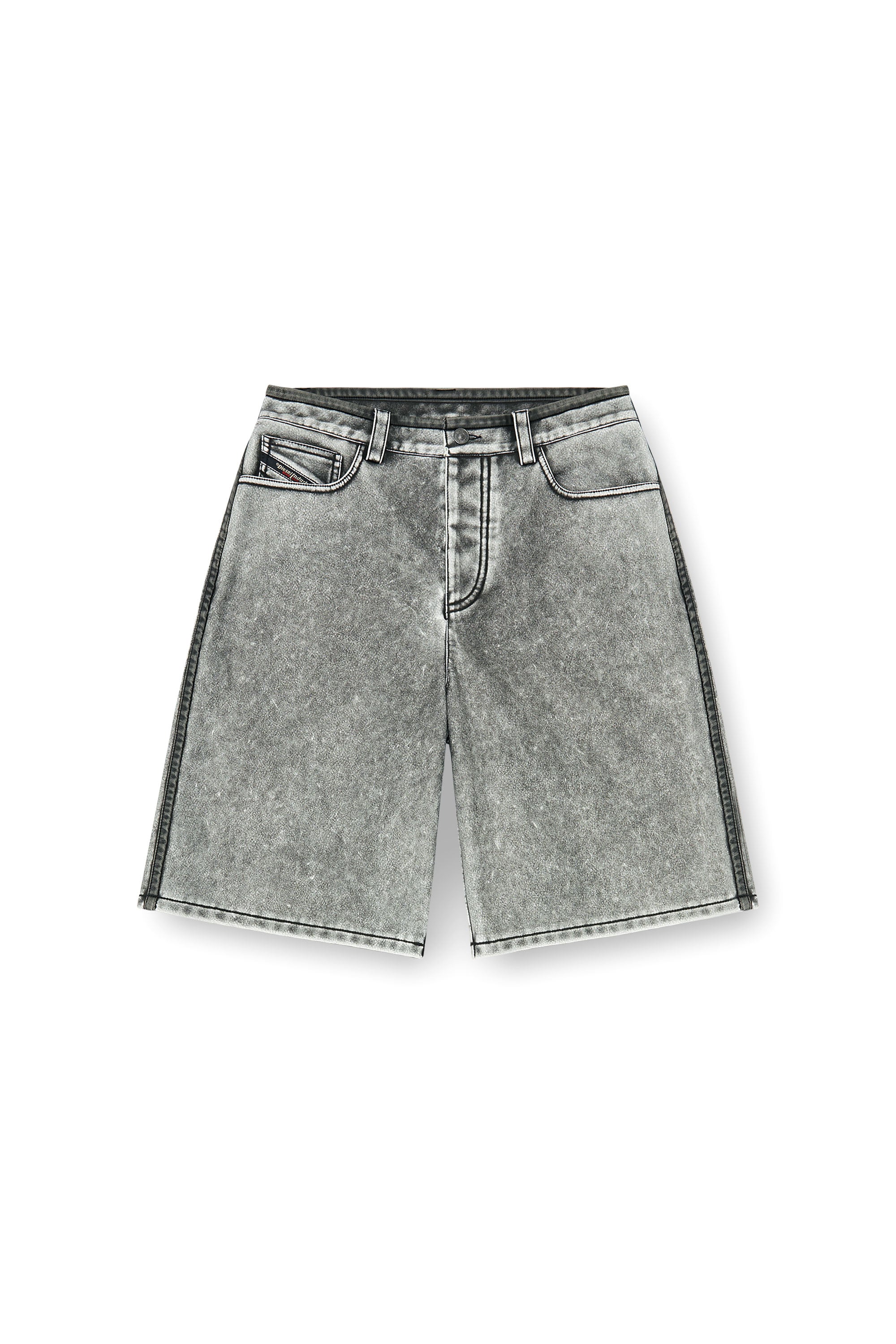 Diesel - P-ARLOR, Woman's Bermuda shorts in PU in null - 2