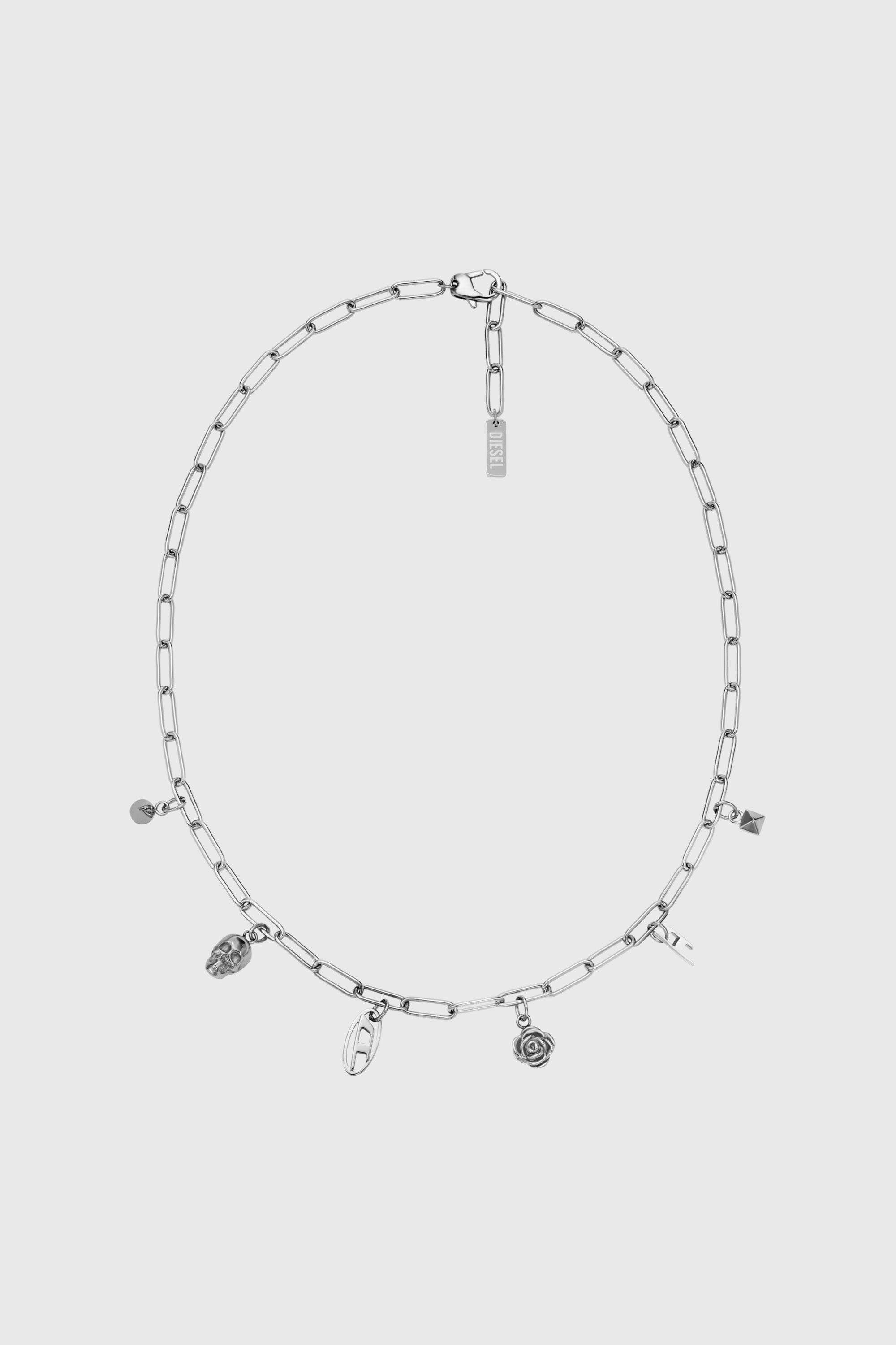 Stainless Steel Charm Necklace