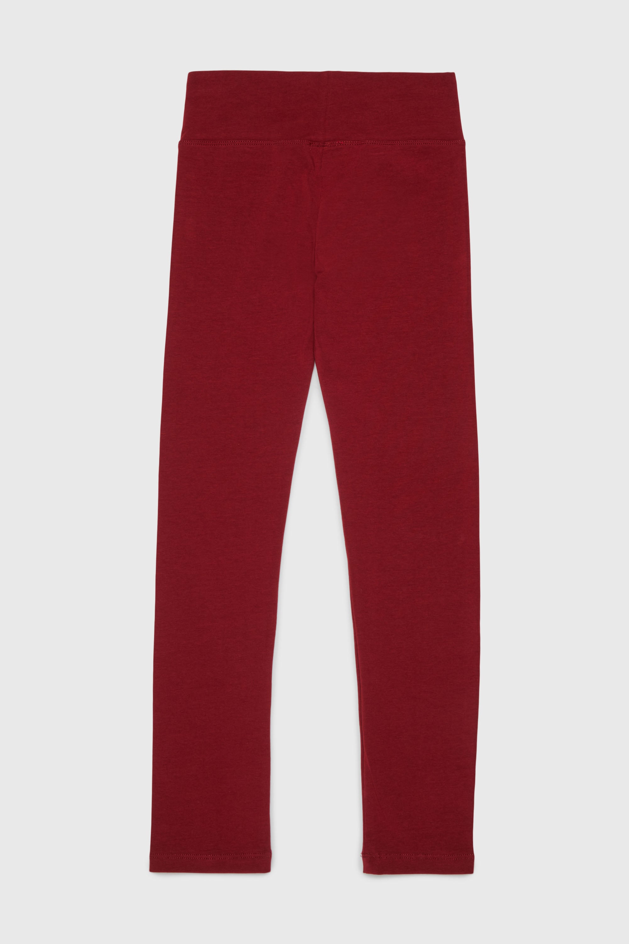 Diesel - PCEFY, Woman's Cotton leggings with cut-off logo in Red - 2