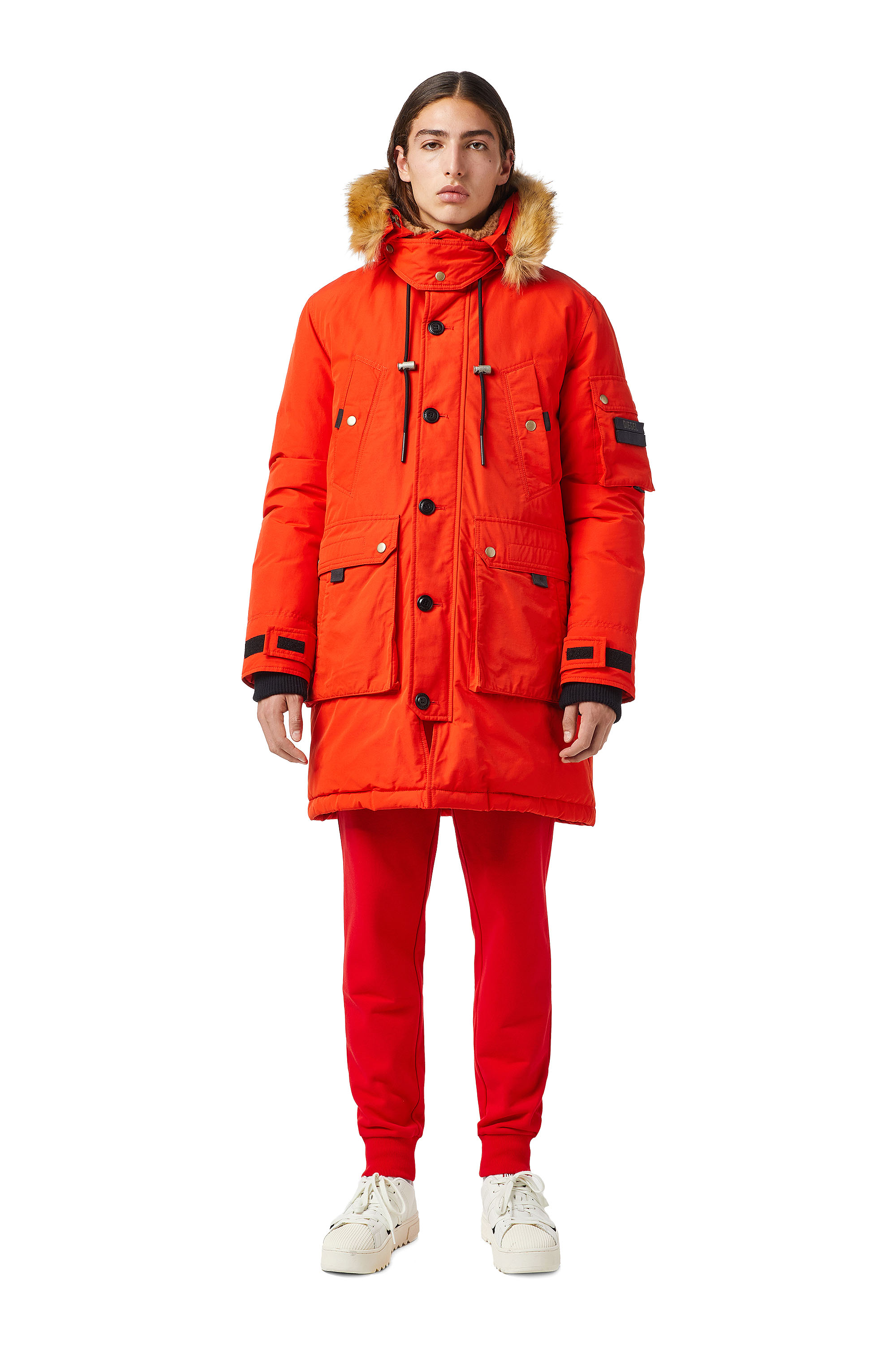 W-COLBY-21, Orange - Winter Jackets
