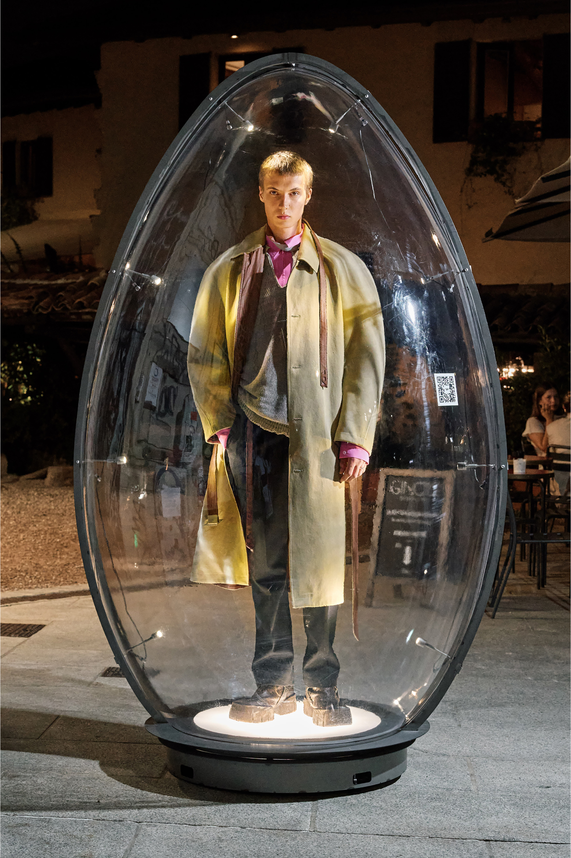 Diesel - D-TEX TU, Man's D-Tex-Biker boot in crackle leather in Brown - 7