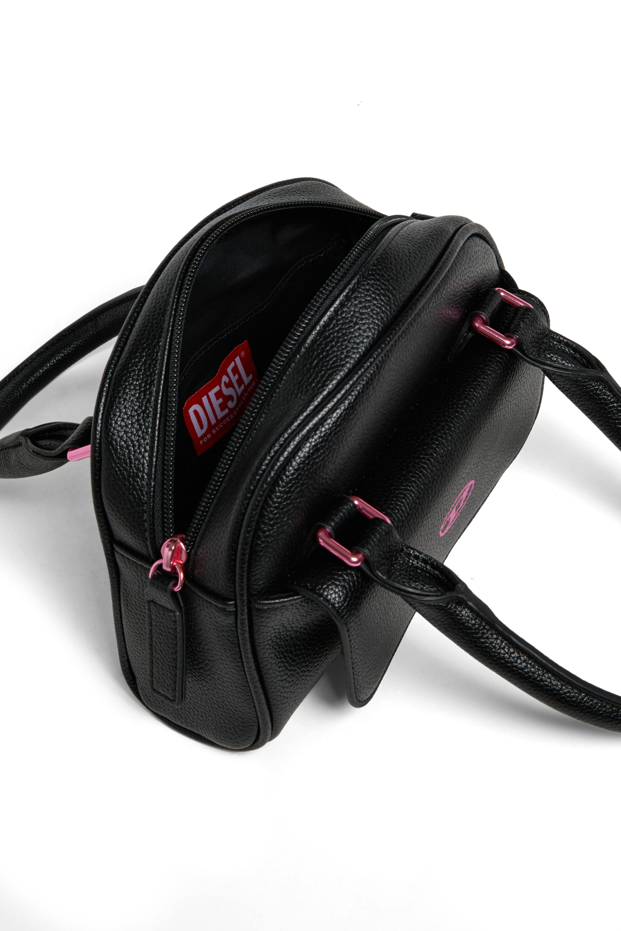 Diesel - WREDY, Woman's WREDY - Bag in grainy coated fabric in Black - 4