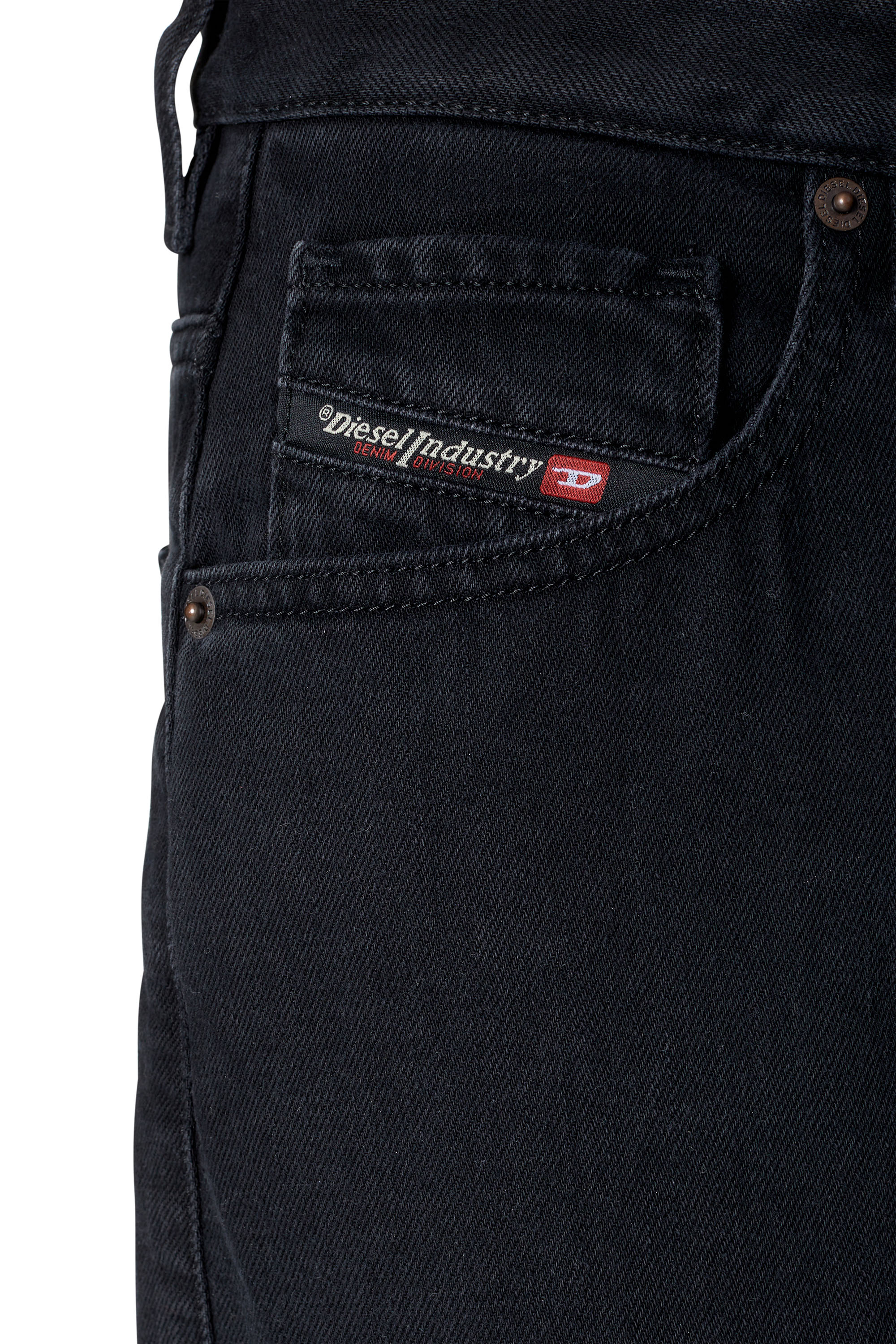 Diesel - 1999 D-Reggy Z09RL Straight Jeans, Black/Dark grey - Image 3