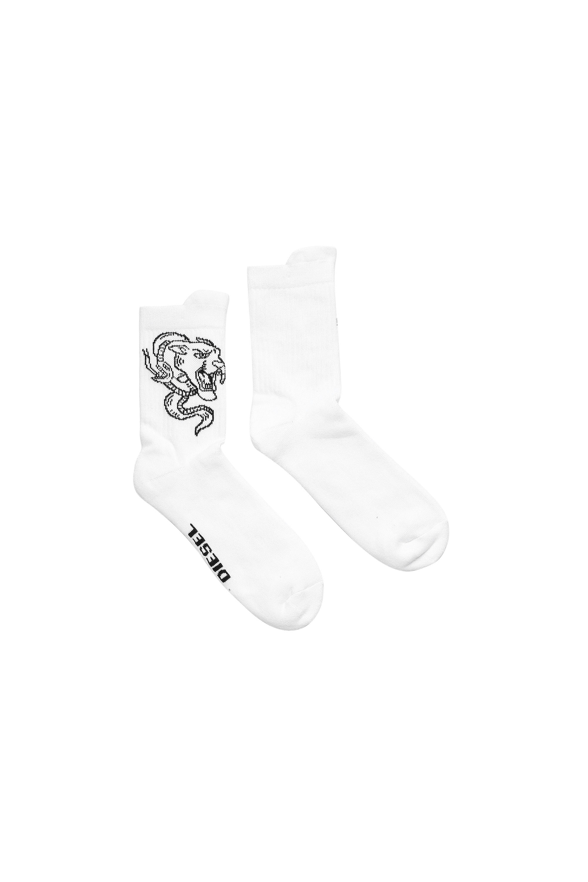 SKM-CYCLESOCK, White - Socks