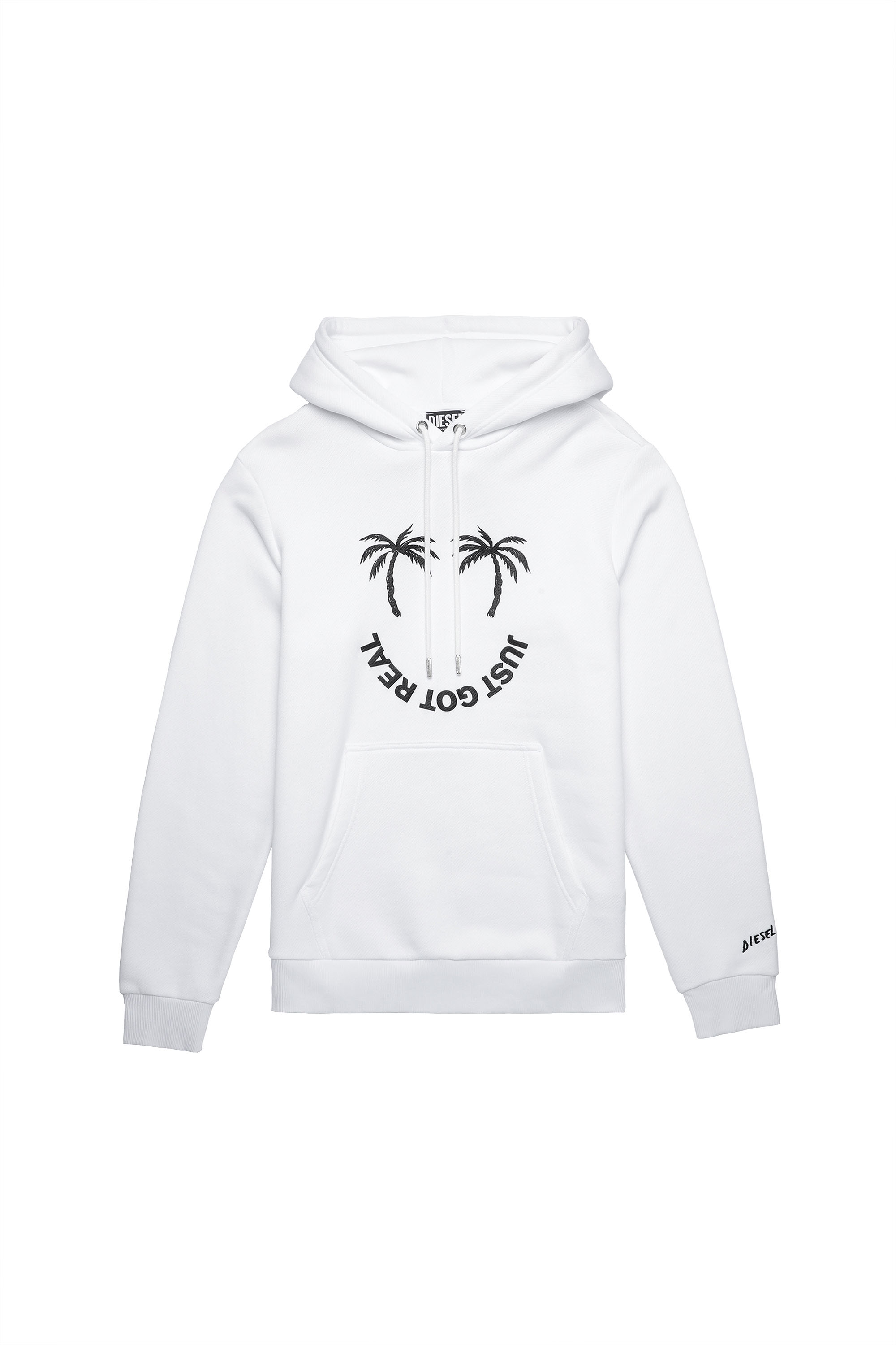 S-GIRK-HOOD-B1, White - Sweaters