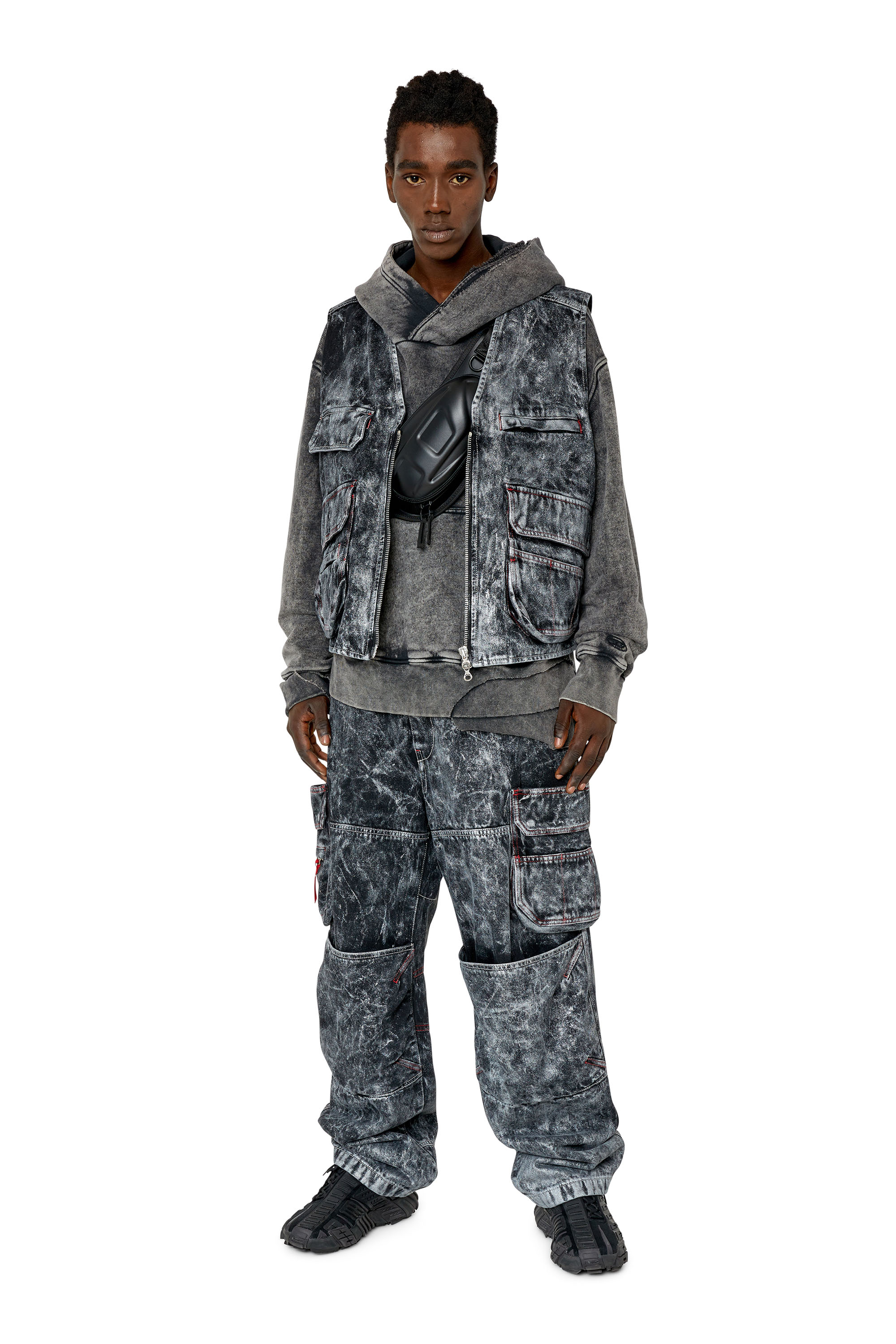 Diesel - D-SAMP, Black/Dark grey - Image 5
