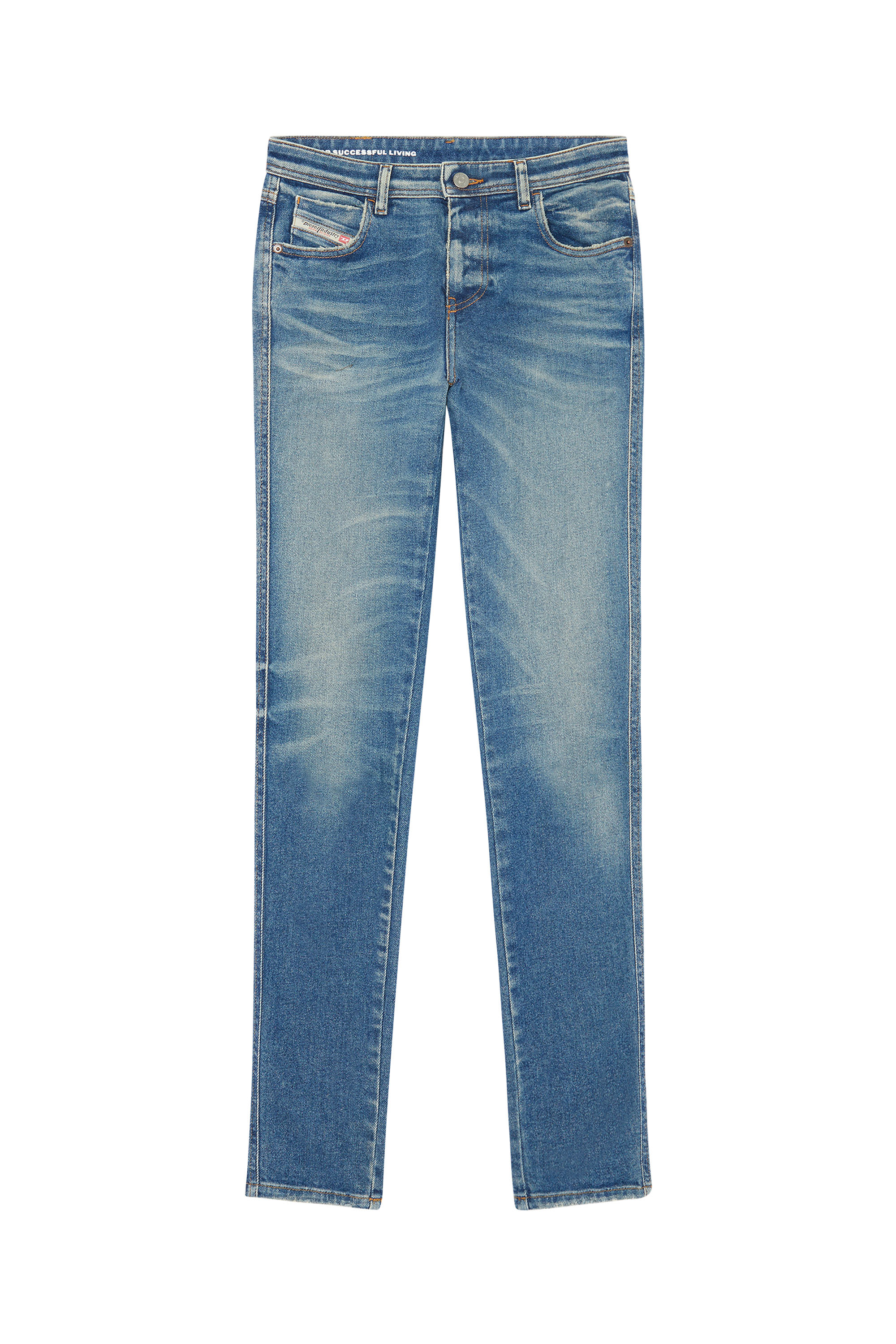 Diesel - 2015 Babhila 09E88 Skinny Jeans, Medium blue - Image 5