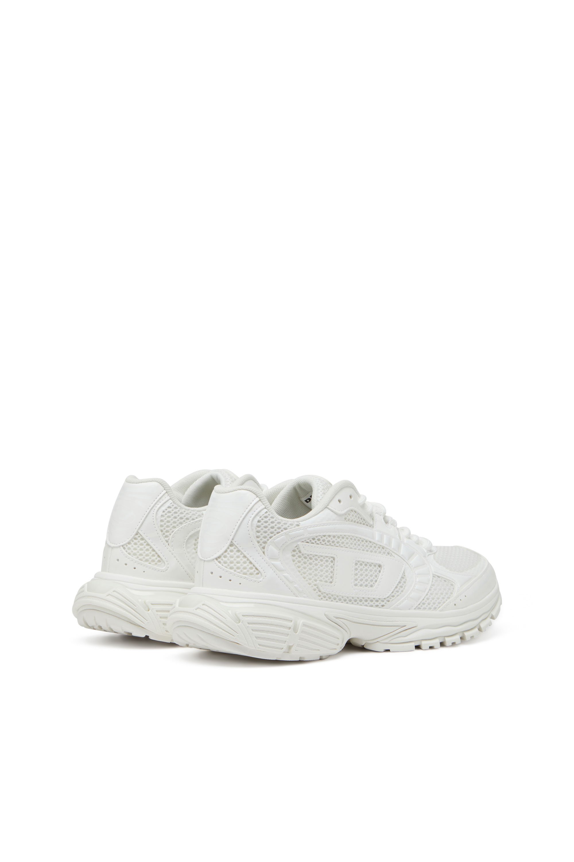 Diesel - S-PRO-V-DENSE LOW, Man's Mesh sneakers with Oval D logo in White - 3