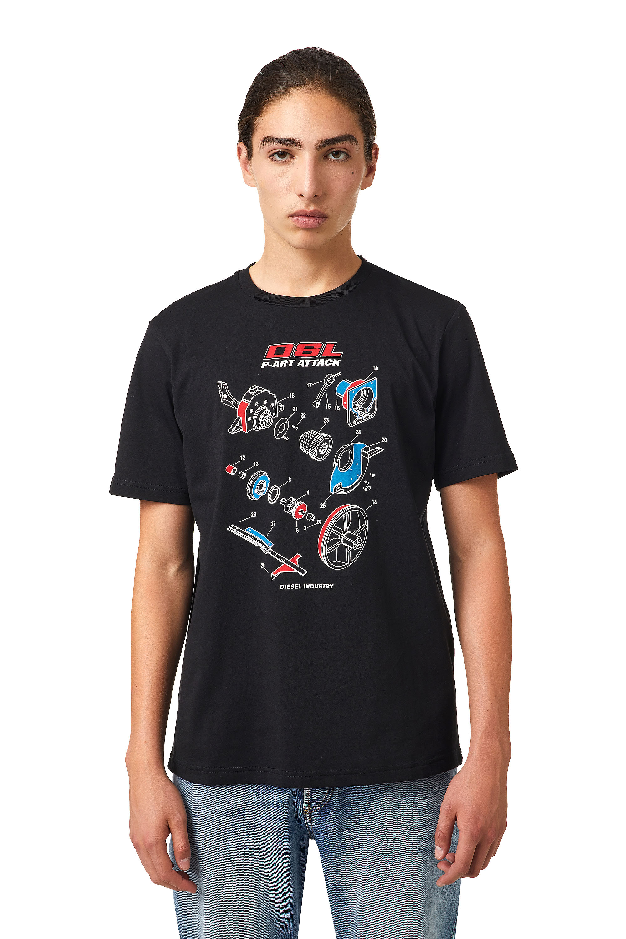 T-JUST-B53, Black - T-Shirts