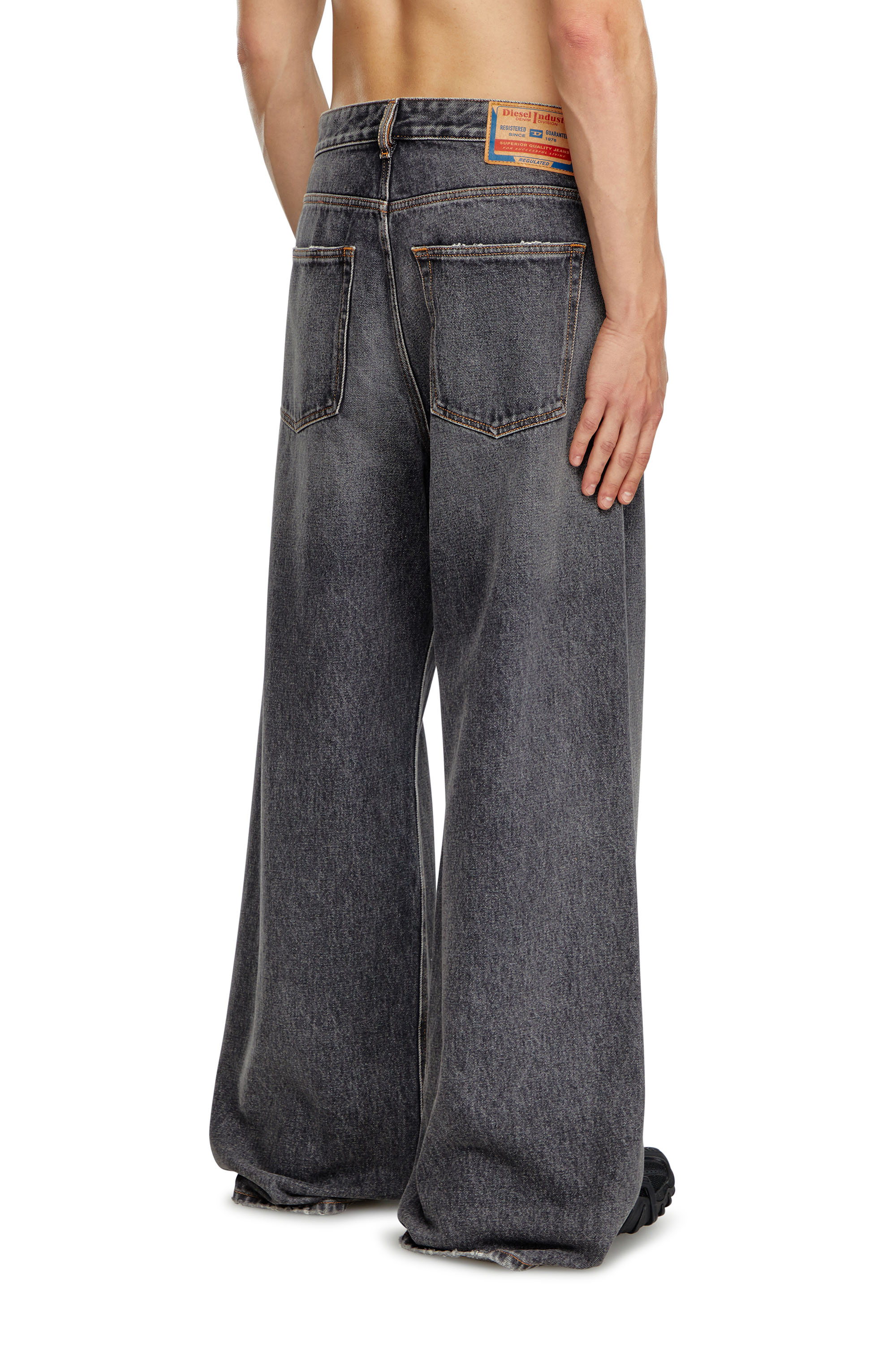 Diesel - D-Rise 007F6 Straight Jeans, Black/Dark grey - Image 2