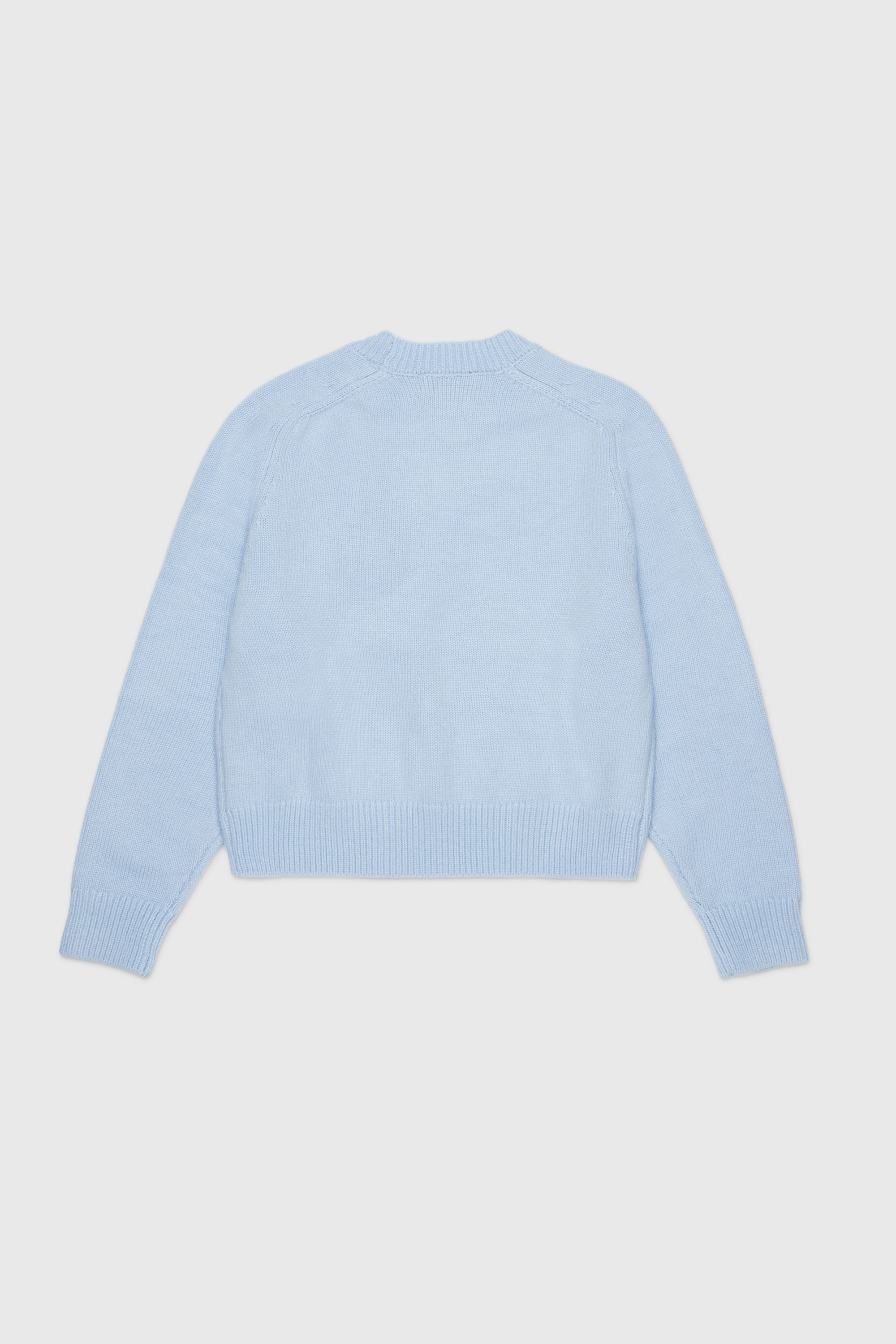 Diesel - KIMLIN, Woman's Cashmere-enriched jumper with Oval D logo in Light Blue - 2