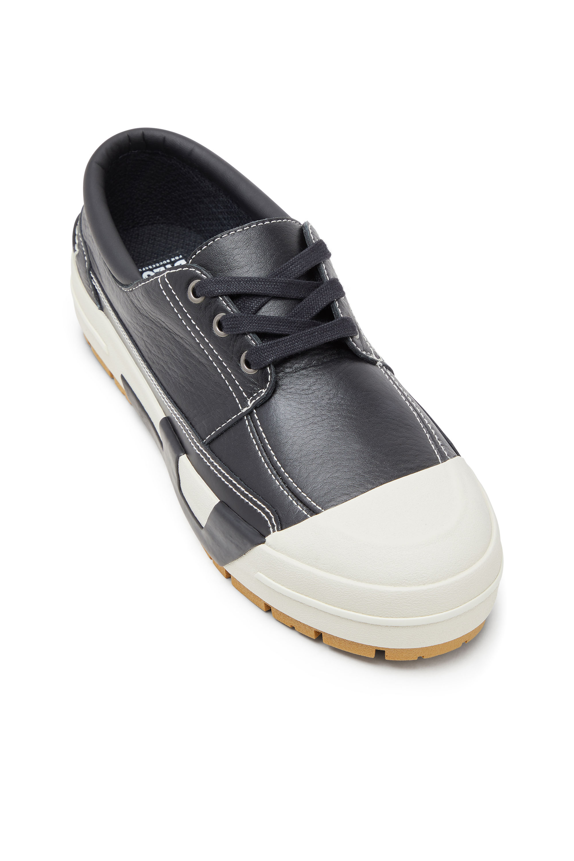 Diesel - S-D-VERSE MOCASSIN, Man's S-D-Verse - Leather hybrid moccasin in Black - 6